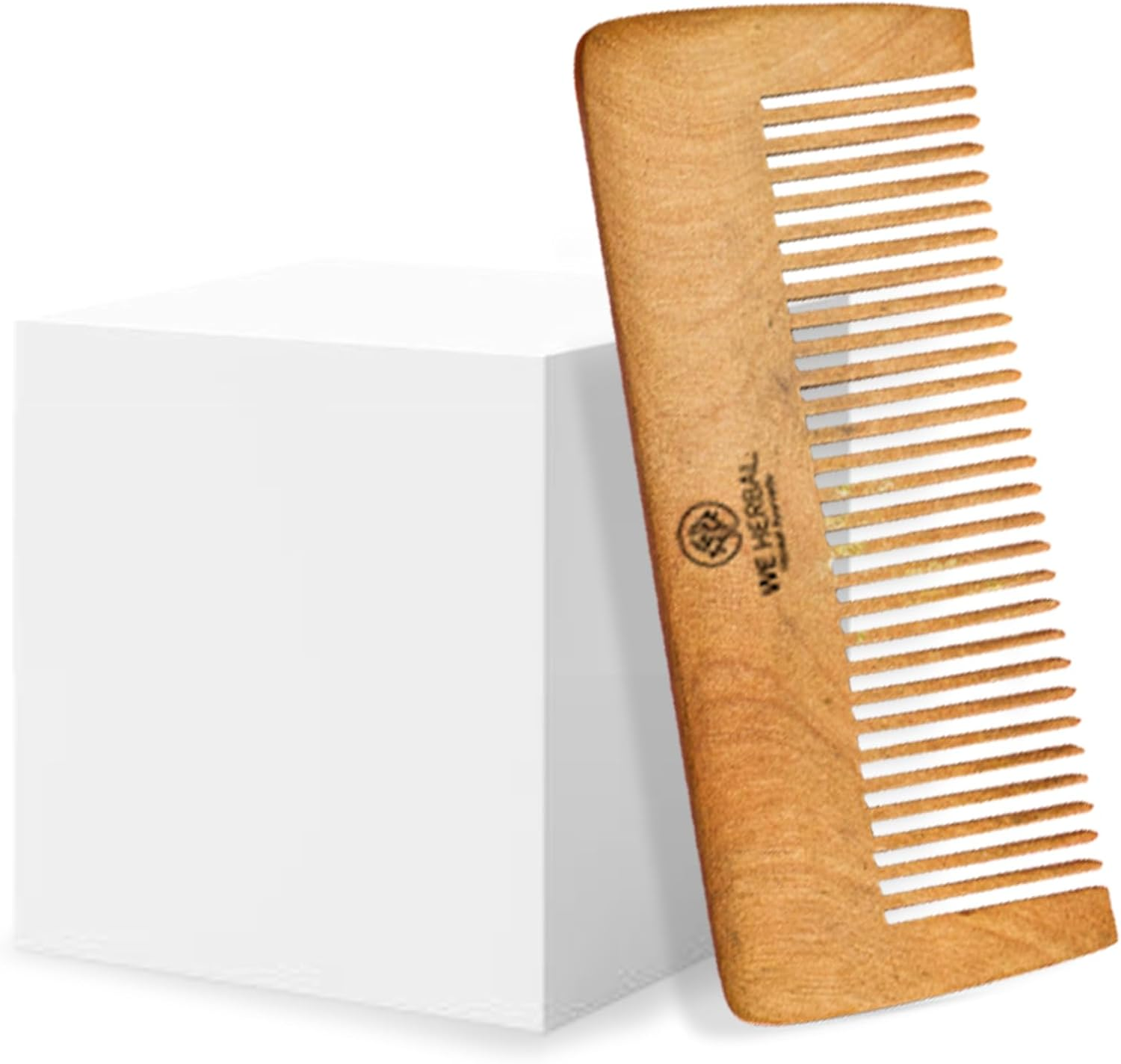 Neem Wood Shampoo Comb | Natural Anti-Static Hair Comb | Handcrafted Wooden Comb for Healthy Hair and Scalp image number 3