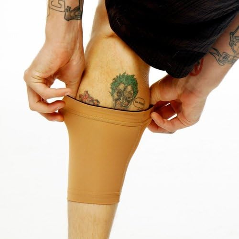 Tat2X Ink Armor Premium Lower Leg Tattoo Cover up Sleeve - No Slip Gripper - U.S. Made image number 1