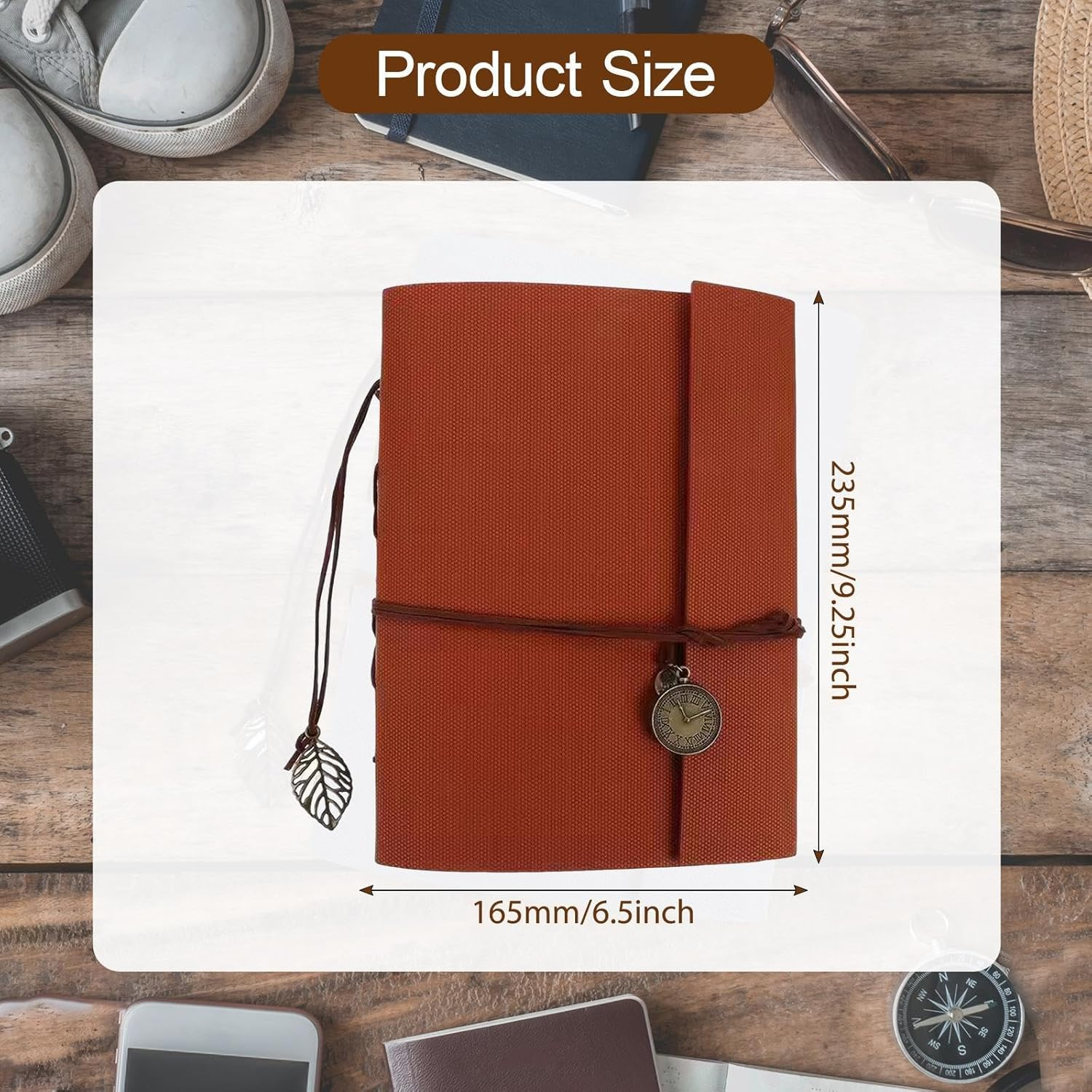 DIY Scrapbook Photo Album, Scrapbook Album Accessories, Vintage, Versatile Valentine'S Day Scrapbooking Photo Book, Red Brown - Coffee image number 6