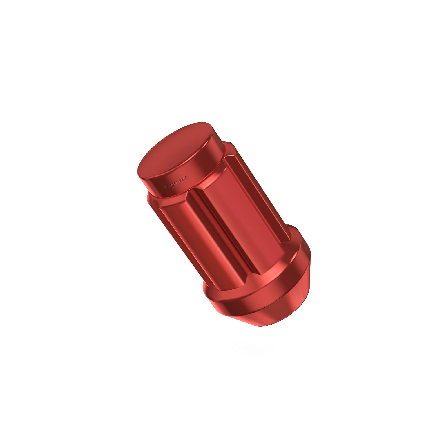20Pc Red Spline Drive Lug Nuts - 12X1.5 Thread Size - 1.4 Length - Closed End - Cone Acorn Taper Seat - Includes 1 Socket Key Tool - for Acura Chevy Honda Lexus Mazda Scion Toyota Hyundai Tuner image number 5