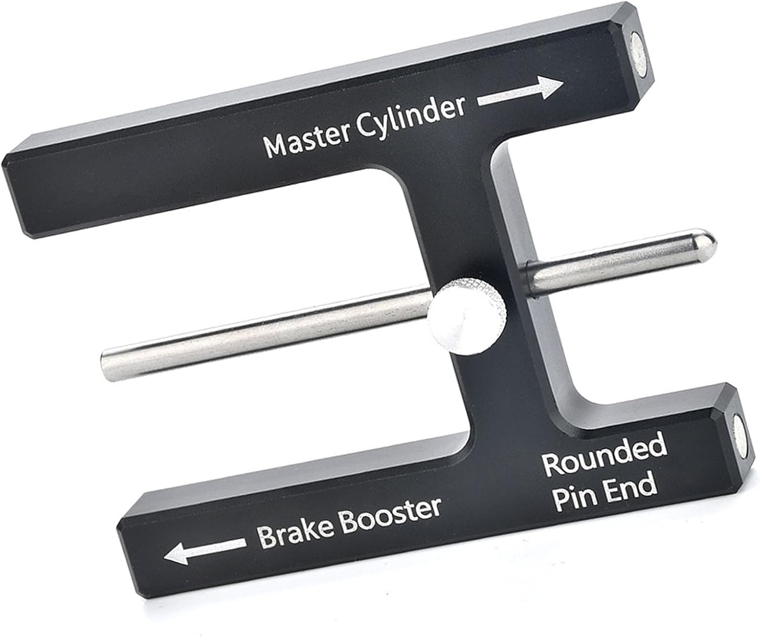 Jiawu Brake Booster Adjustment Tool, Brake Adjustment Tool with Pin, Metal Master Cylinder Push Rod Length for Adjustable Braking Distance