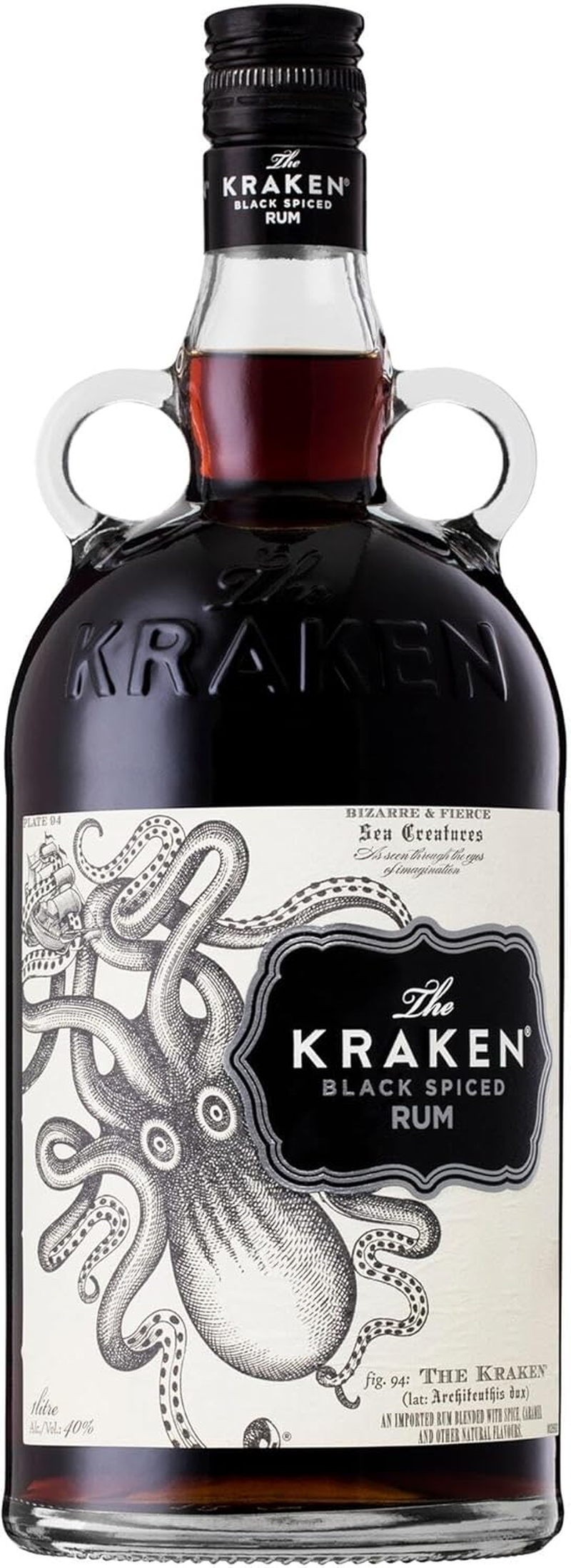 The Kraken Black Spiced Rum 1L Bottle