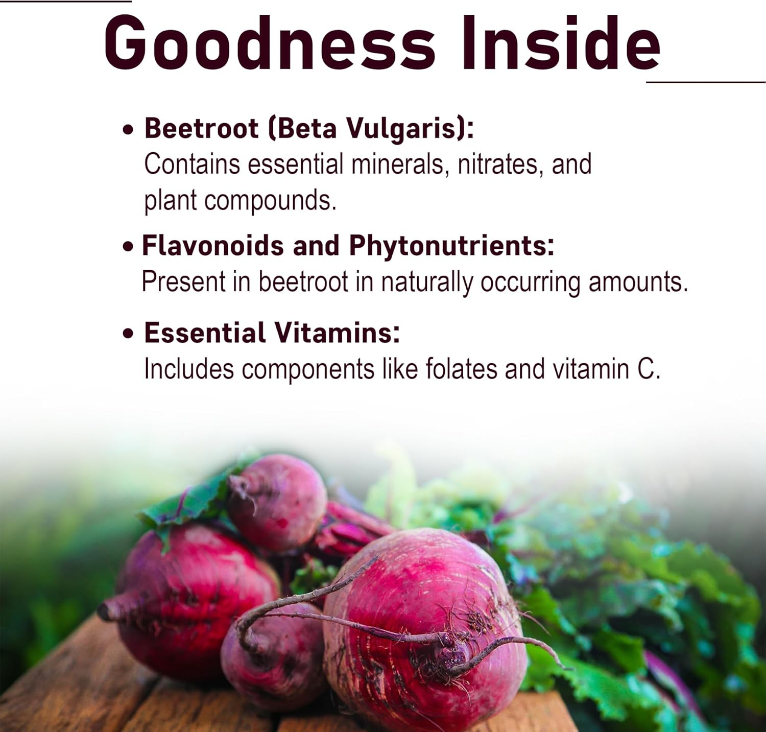 Beetroot Tablets by Mi Nature | 90 Tablets, 1000 Mg | 45 Days Supply | Beta Vulgaris | Vegan | image number 4