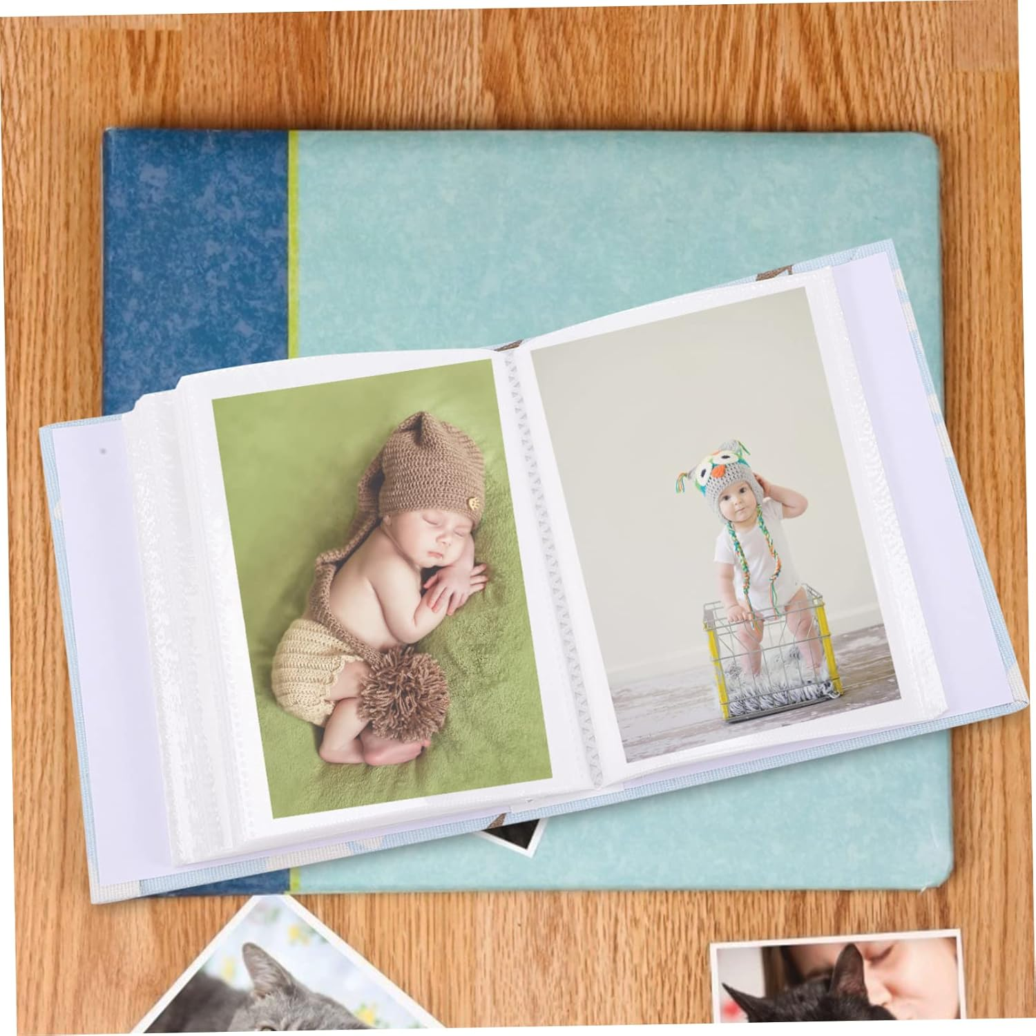 Vintage Photo Album Growth Manual Pages Design for Birthdays Weddings and Anniversaries Lightweight and Durable image number 4