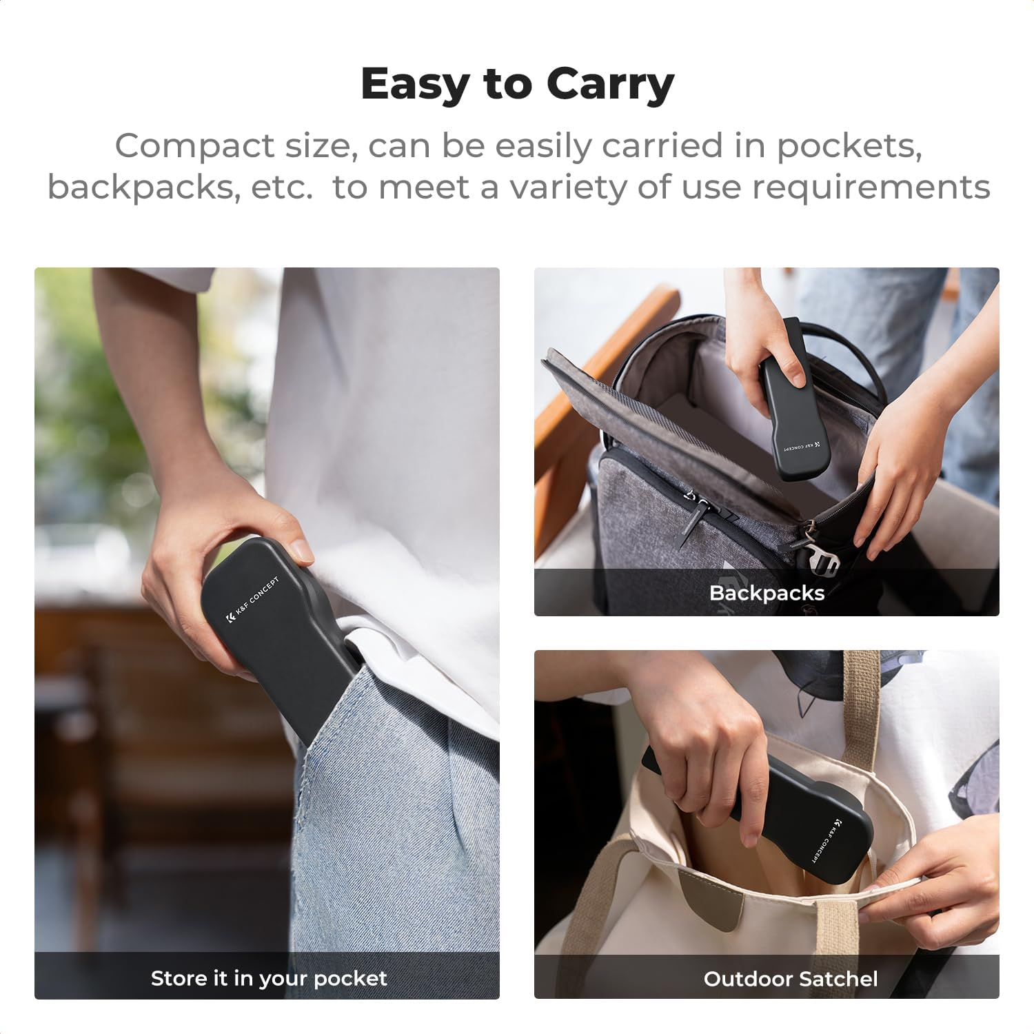 K&F Concept Osmo Pocket 3 Protector Cover Case for DJI OSMO Pocket 3 Anti-Drop Anti-Knock, Protective Cap Hard Protector Camera Accessories (Black) image number 1