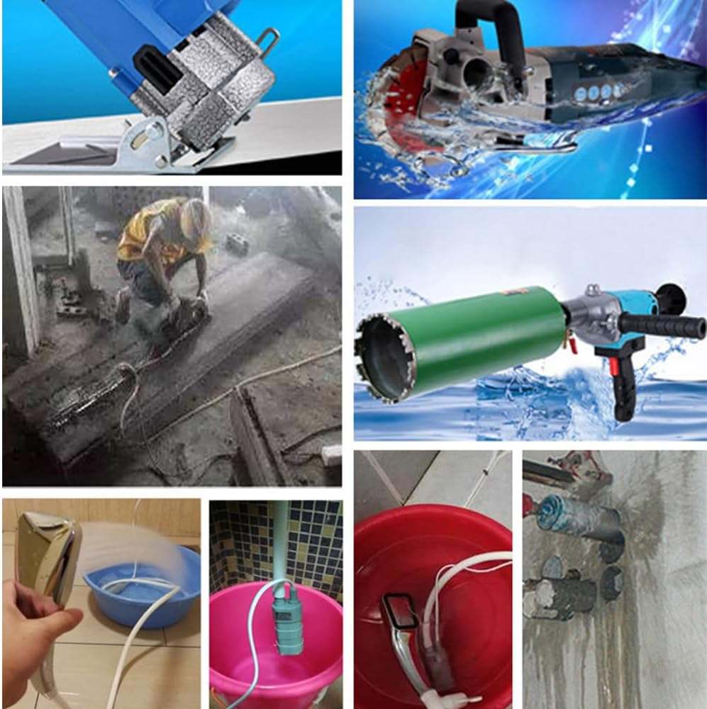 QOOWFEANIG DC 12V 840L/H Micro Submersible Water Pumps with 3.3Ft Tubing &ndash; Ideal for Aquarium, Fish Tank & Fountain image number 2