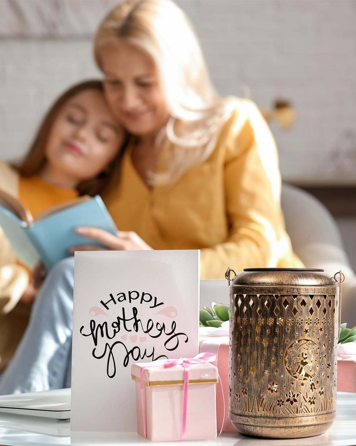 Solar Hanging Lanterns 2 Pack Waterproof Fairy Garden Lights Outdoor Decor Metal Solar Lanterns for Patio Yard Garden image number 6