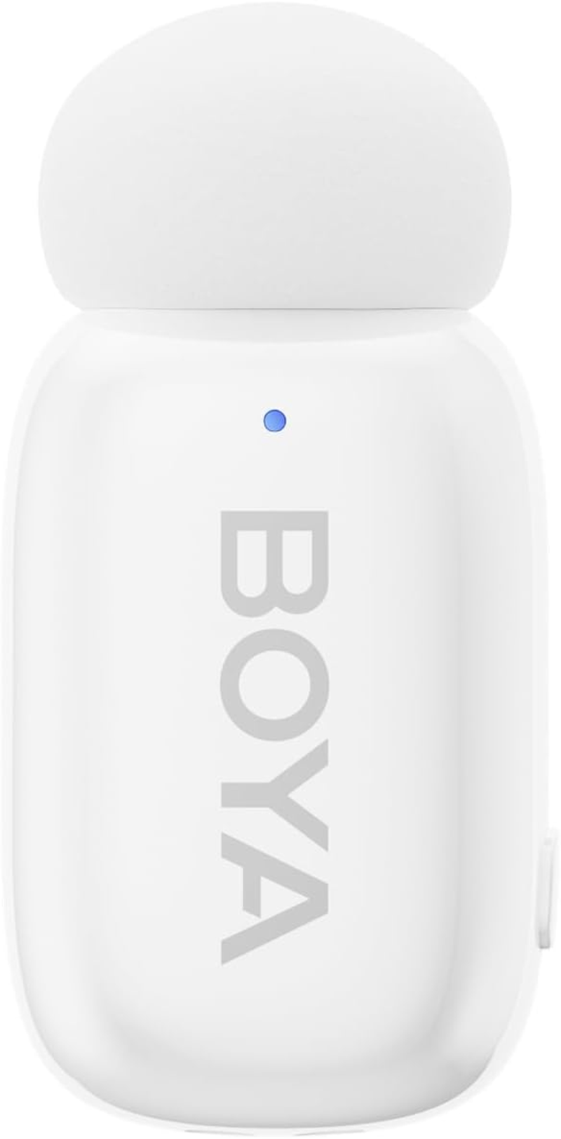 BOYA Boyamini-13 (White) 4 in 1 Microphone for Android/Iphone with Intelligent Noise Cancelling and Charging Case, Metal Clip on Microphone, Vlogging, Tiktok, Youtube Content Creator image number 4