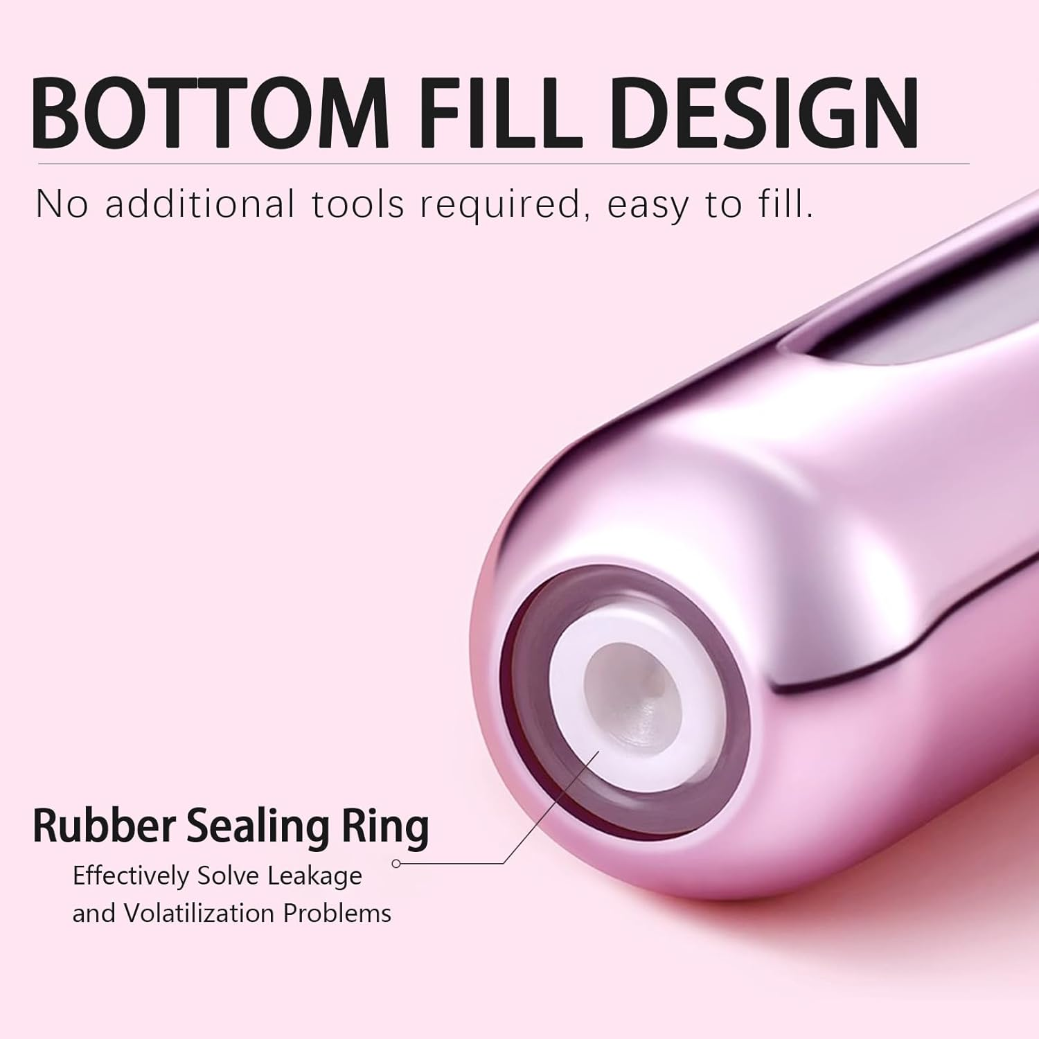 5PCS 5Ml Refillable Travel Perfume Atomizer Mini Spray Travel Perfume Bottle Empty Atomiser Perfume Bottle for Travel Holiday Outgoing (Bright-Gold, Silver, Pink, Black, Blue) image number 5