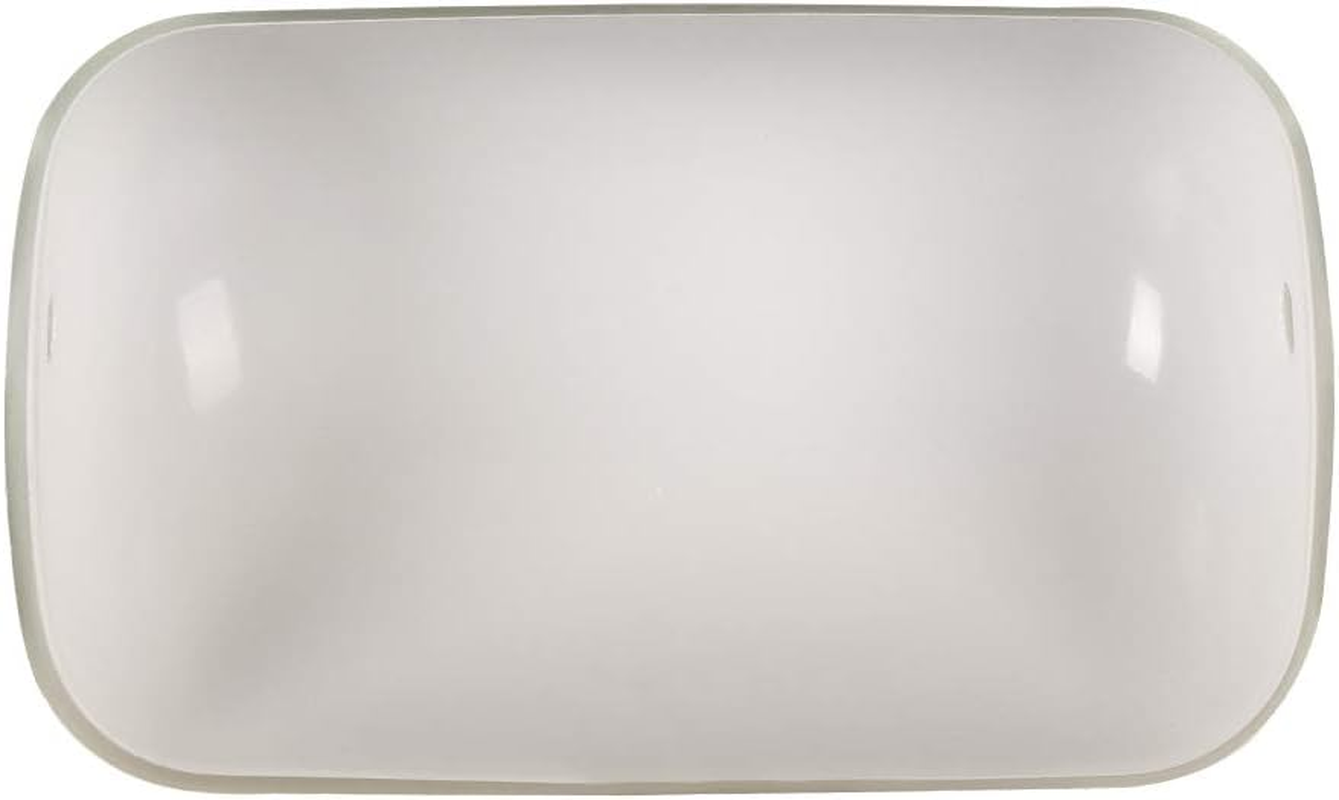 Newrays Replacement Glass Bankers Lamp Shade Cover for Desk Lamp (White) image number 6