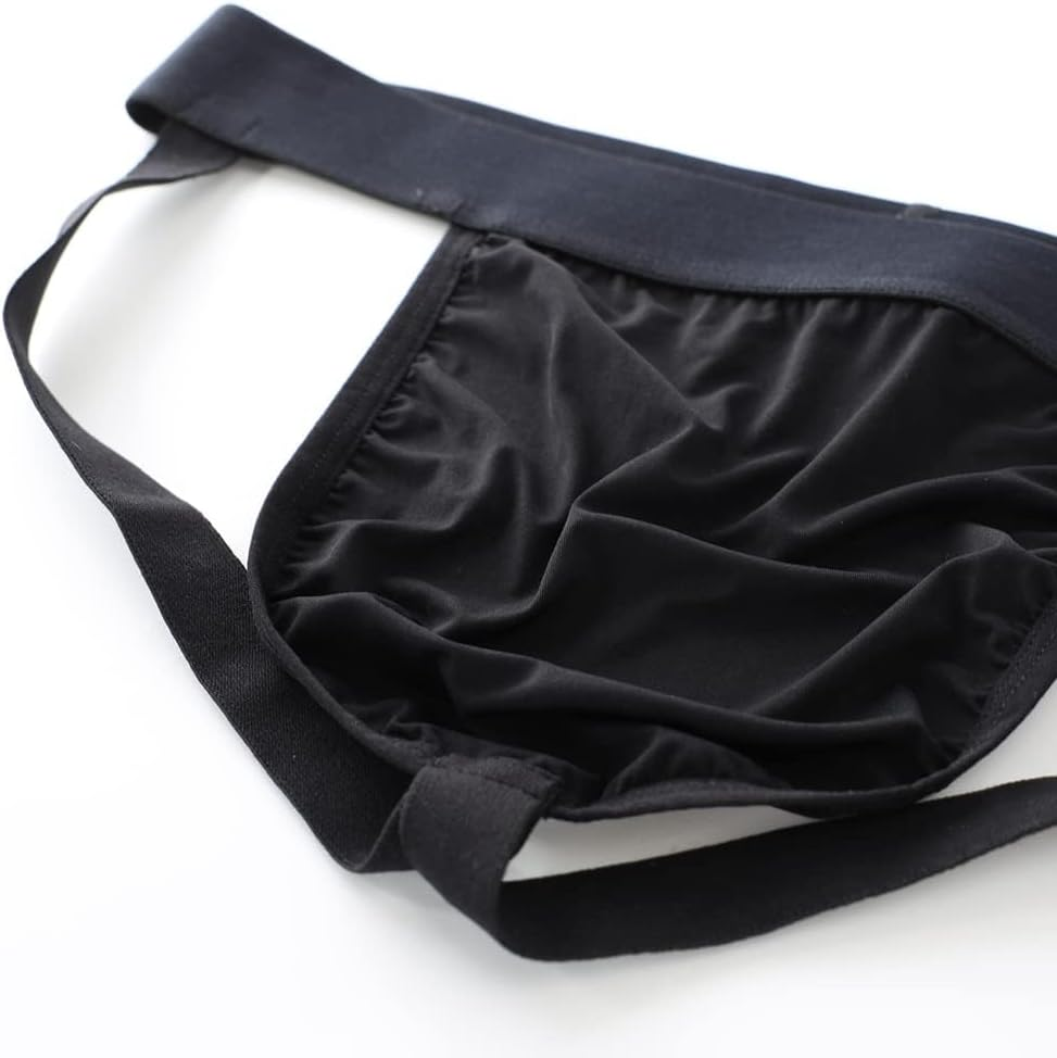 BRODDLE Men'S Jockstrap Stretchy Nylon Pouch Workout Performance Athletic Supporters for Men image number 3