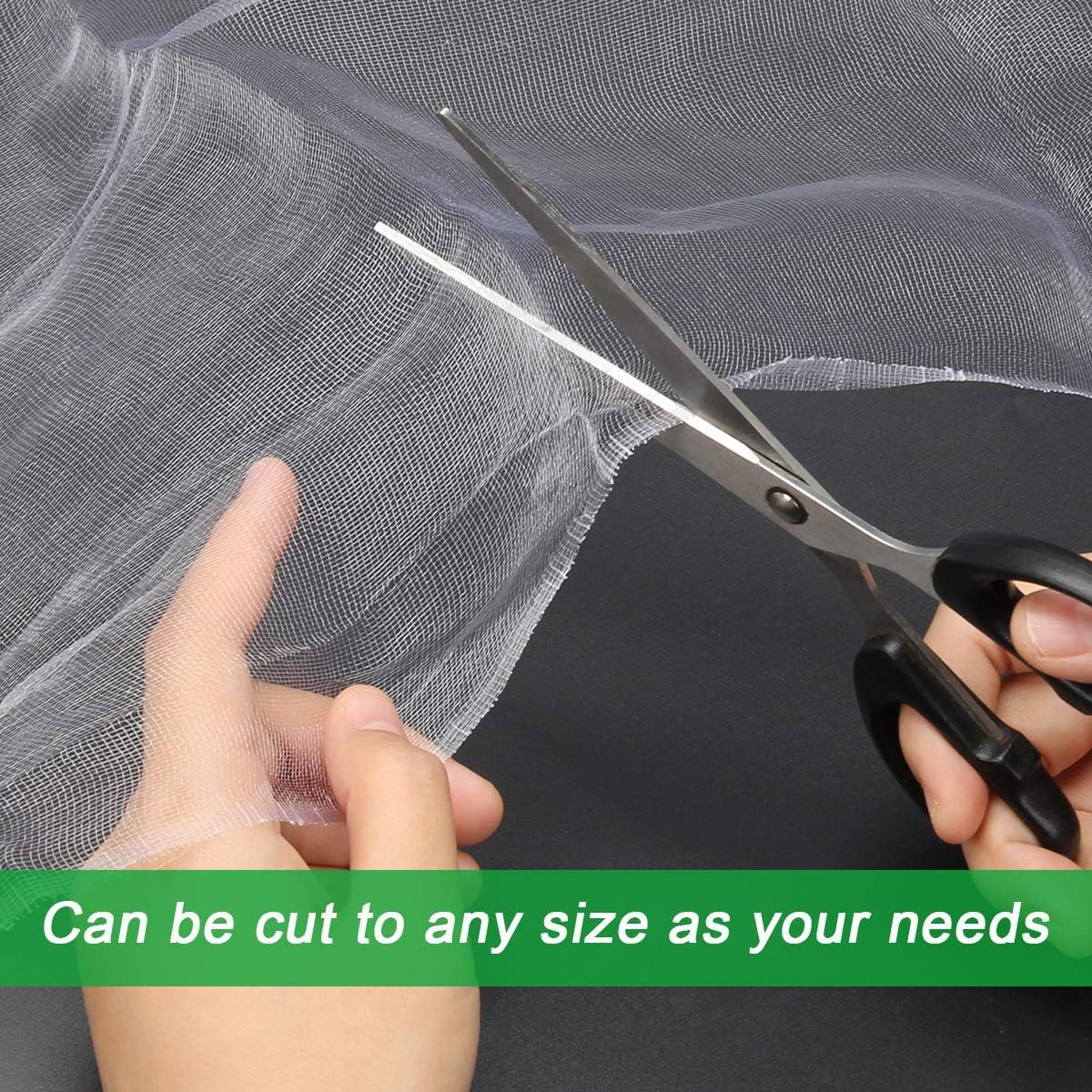 AIMALL Plant Protection Net for Vegetable and Fruit Trees, Insect-Proof Agricultural Cover Gauze Net for Greenhouse, Orchard, and Vegetable Garden Protection, 3M X 6M/8M/10M image number 4