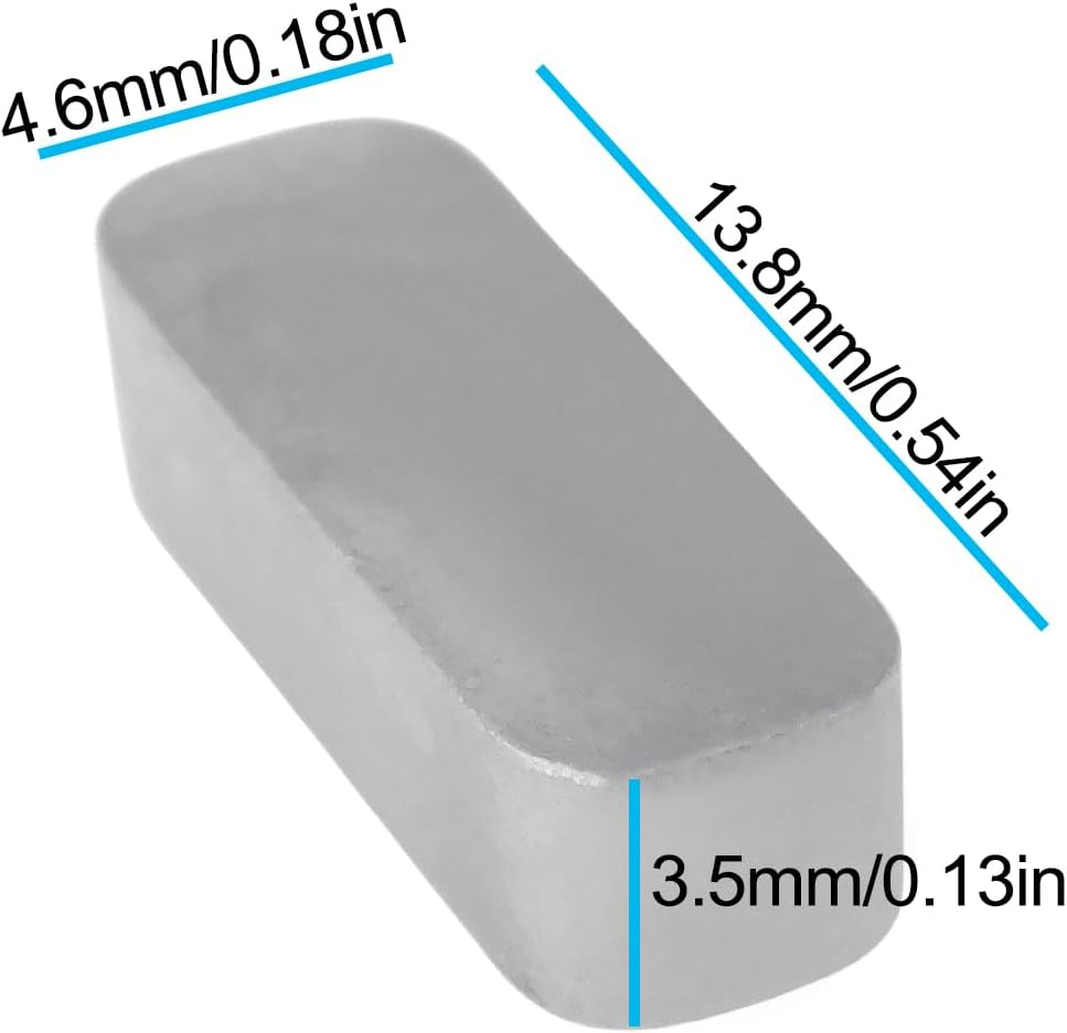 10PCS Flywheel Keys Replacement Part 61760 222698 222698S Compatible with Briggs and Stratton image number 4