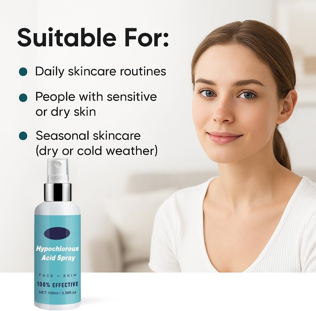 Hypochlorous Acid Skin Spray - 100Ml - for Acne Prone Skin, Dry Scalp, Face & Hand Cleanser, Eyelash Cleanser & Toner image number 5