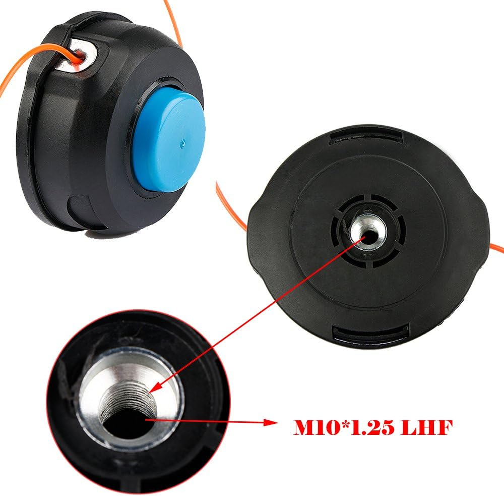 T25 Tap Advance Trimmer Head M10 Weed Eater for Husqvarna 966674401 124L 125L 125Ldx 128L 128LD Attachments image number 3