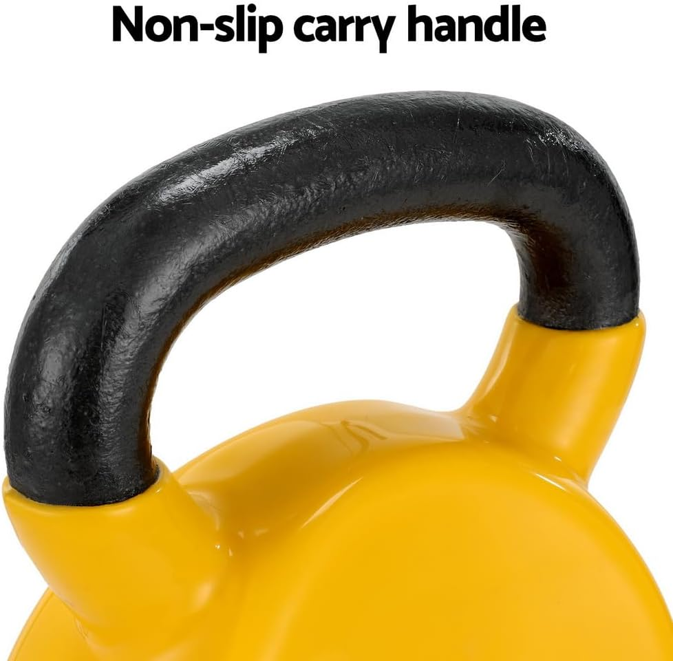 20Kg Kettlebell Set Weightlifting Bench Dumbbells Kettle Bell Gym Home Fitness image number 1