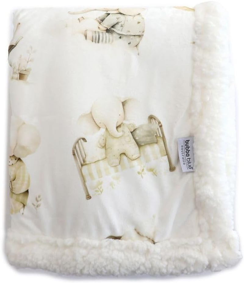 Bubba Blue Elephant Bedtime Cuddle Blanket