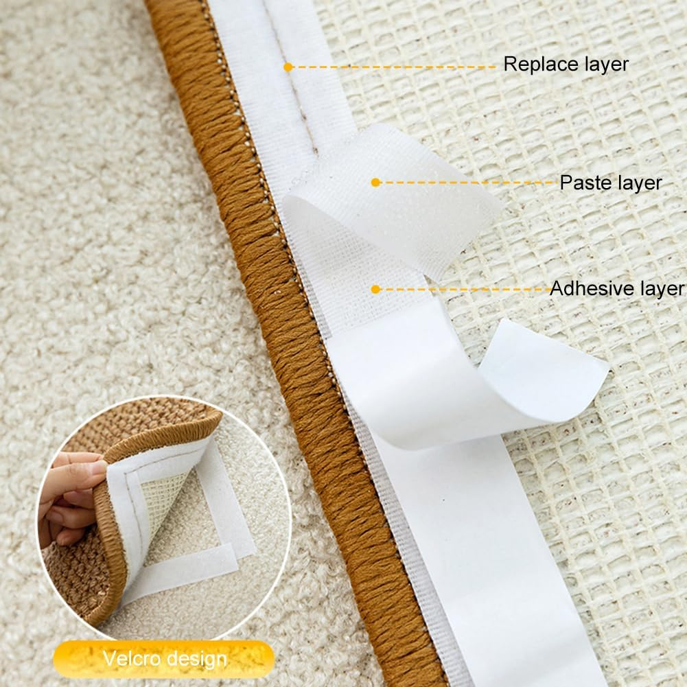 Cat Scratching Mat, Cat Scratching Boards, Scratching Pads for Cats, Prevent Your Cat from Scratching Your Sofa and Other Furniture for Sofas, Doors, Beds, Tables, Walls, 30 X 60 Cm image number 2