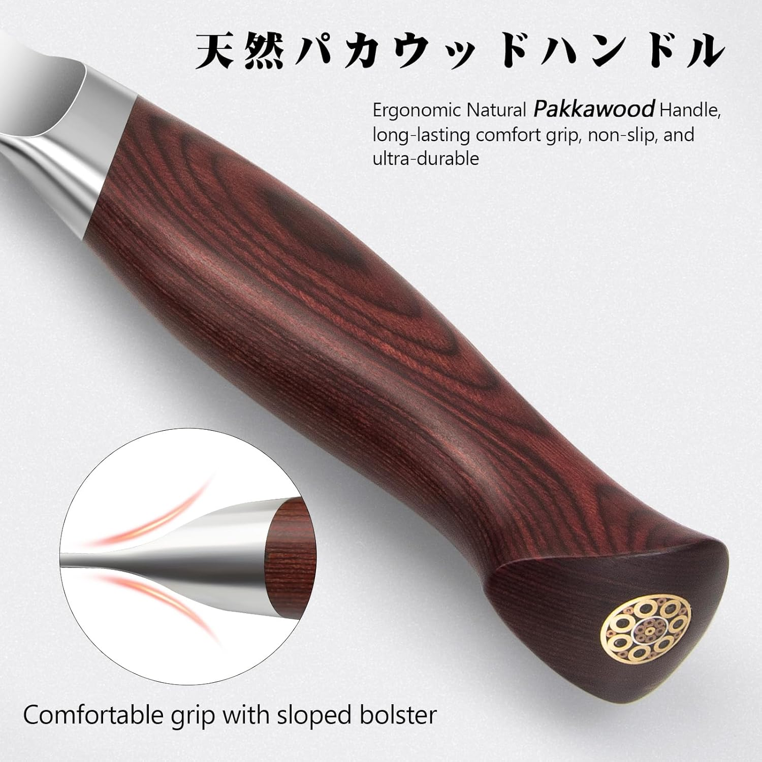 SHAN ZU 3 Piezas Chef Knife Set - OKINAWA Series image number 1