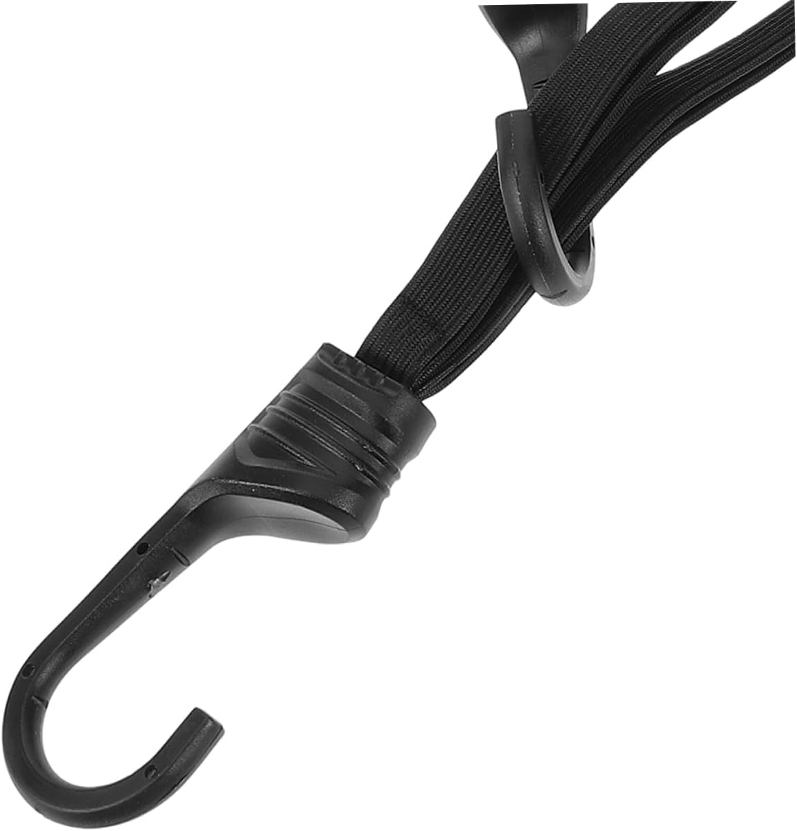 COOLHIYA 2Pcs Elastic Rope Straps Luggage Straps Hooks for Motorcycle Helmet Bike Secure Storage image number 2