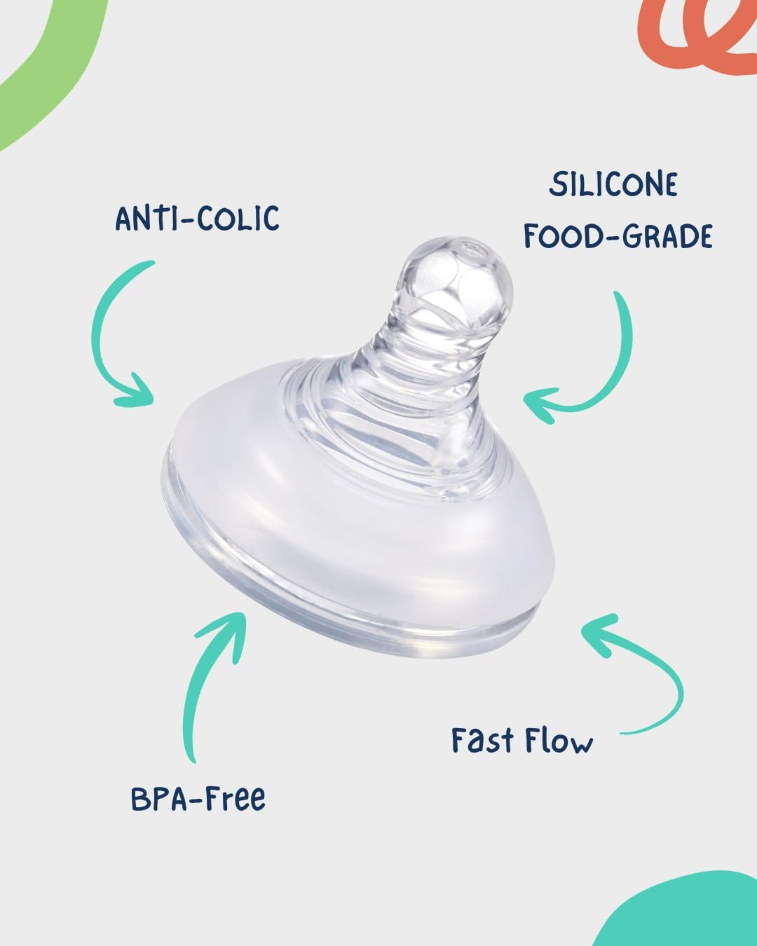 Lion & Lady 18/8 Stainless Steel Baby Bottle - 350Ml (Mint)