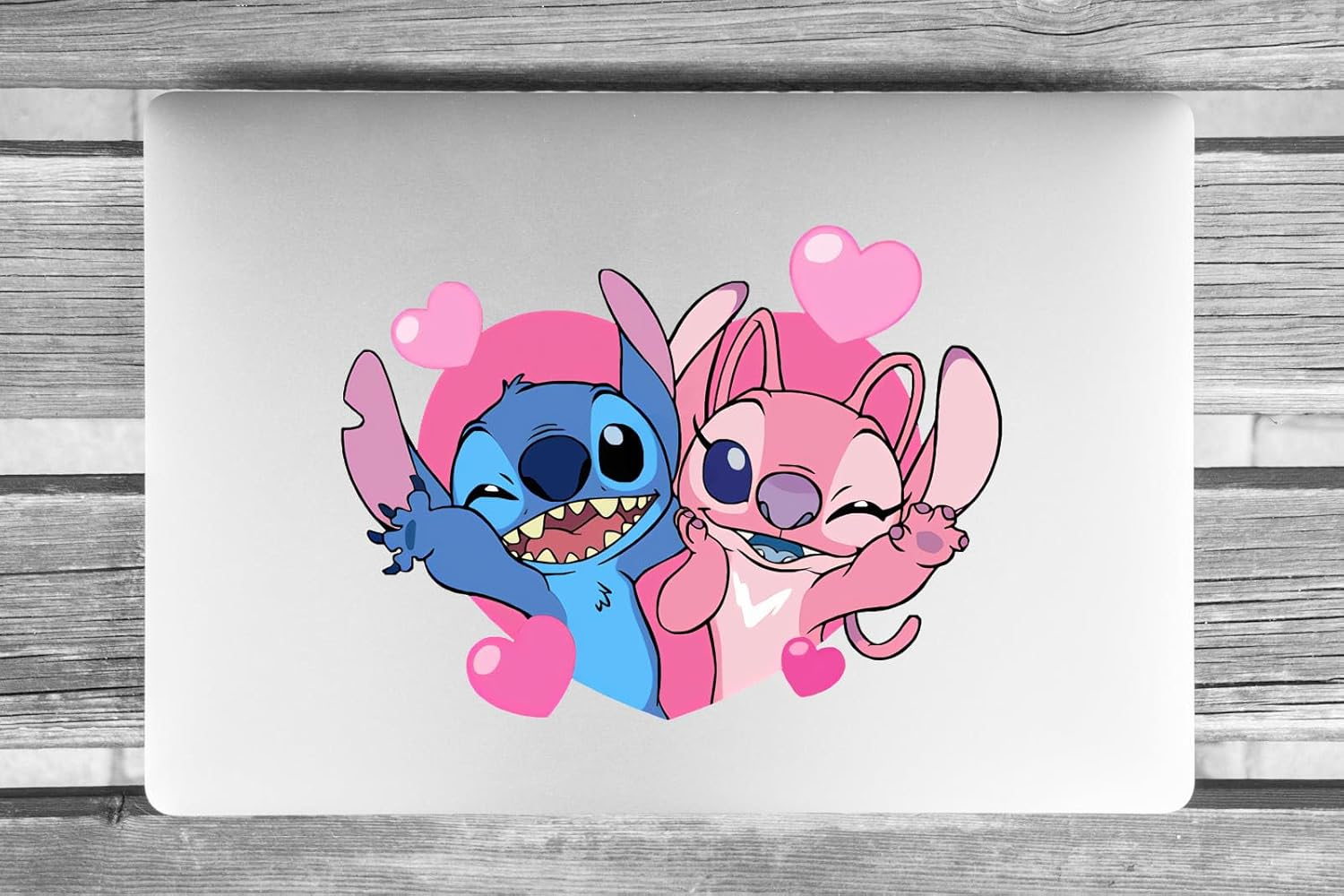Stitch Angel Cute Cartoon Vinyl Decal Sticker for Car/Truck/Laptop (C)