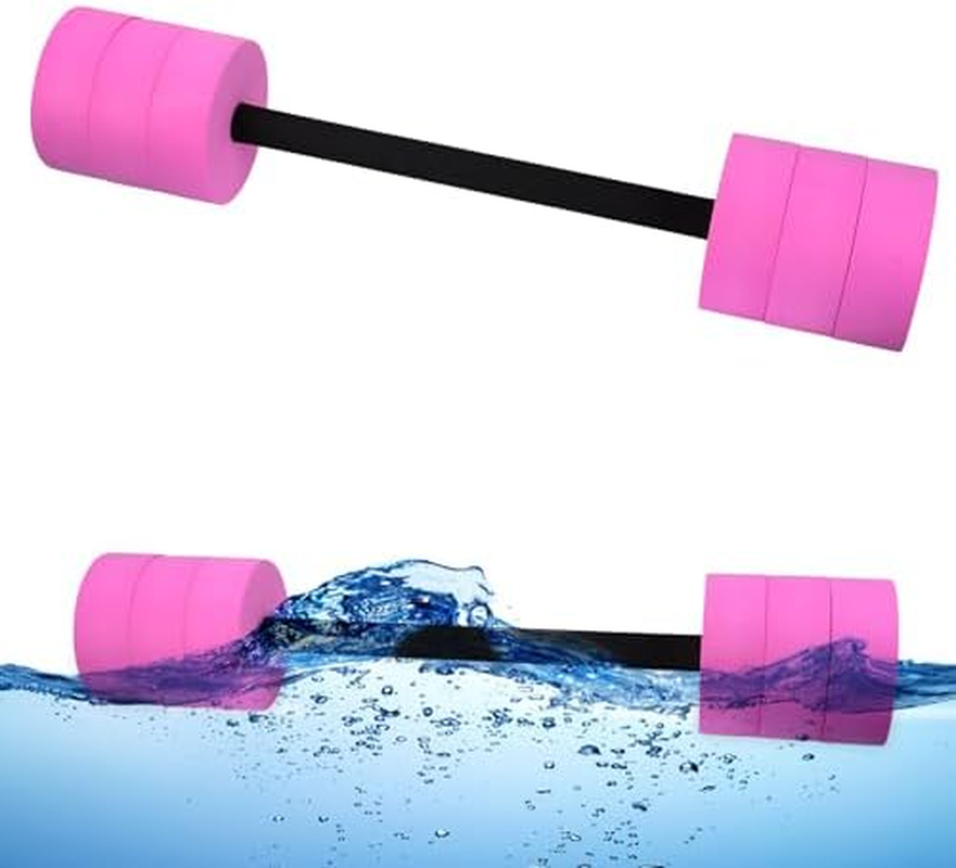 Hikeen Aquatic Exercise Dumbbells Water Dumbbell Pool Resistance Aquatic Fitness Barbells with 4 High-Density EVA Foam Pool Weights Dumbbells, for Water Aerobics Weight Loss image number 6