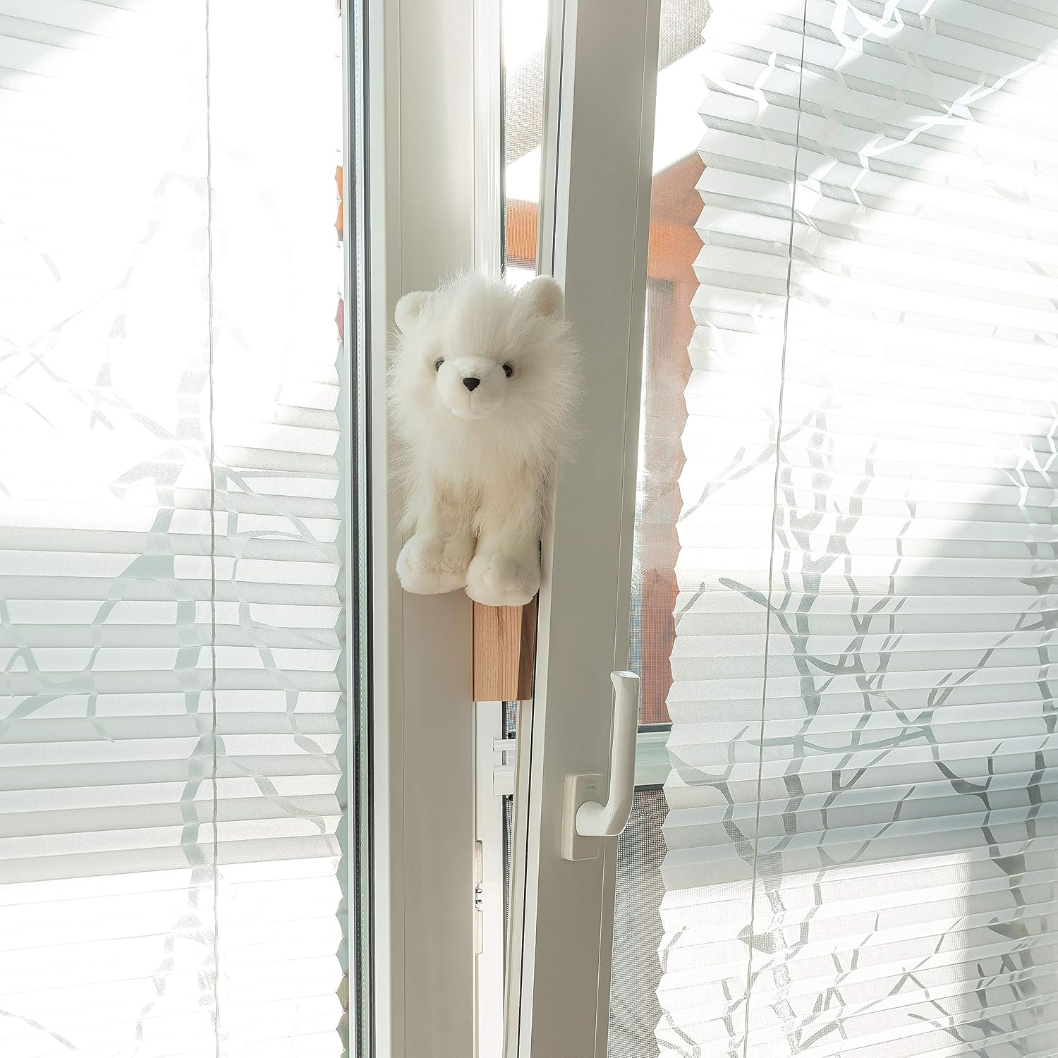 Katzenkl&ouml;tze Tilt Window Protection for Cats, Cat Net for Balcony, No Drilling, Cat Saver and Fall Protection for Pets, Prevents Slipping into the Window Gap (Set) Pack of 2 image number 4