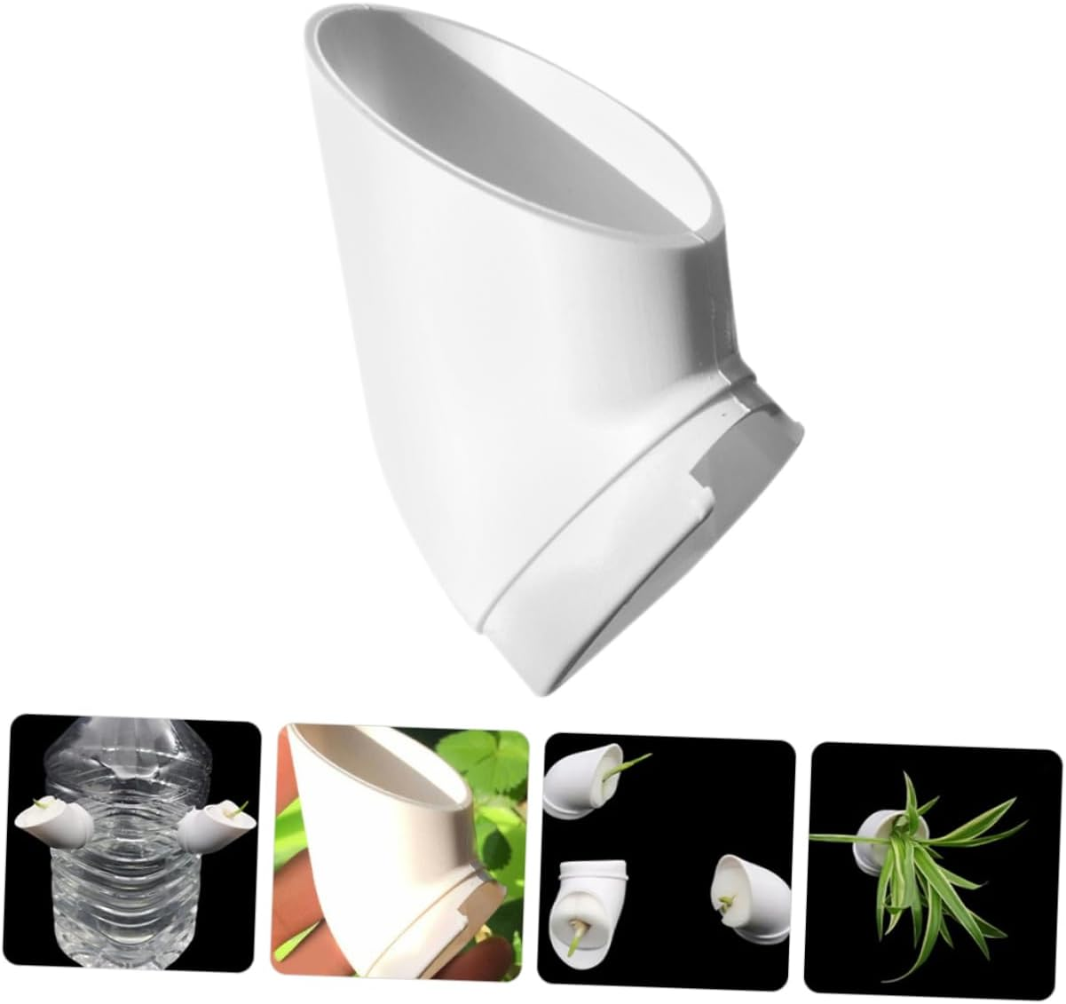 GAROZATION 10Pcs Hydroponic Tower Nursery Cups Mesh Plastic Planting Cups for Indoor and Outdoor Soil-Free Gardening with 38Mm Hole Diameter Suitable for Seedlings and Small Orchids image number 2