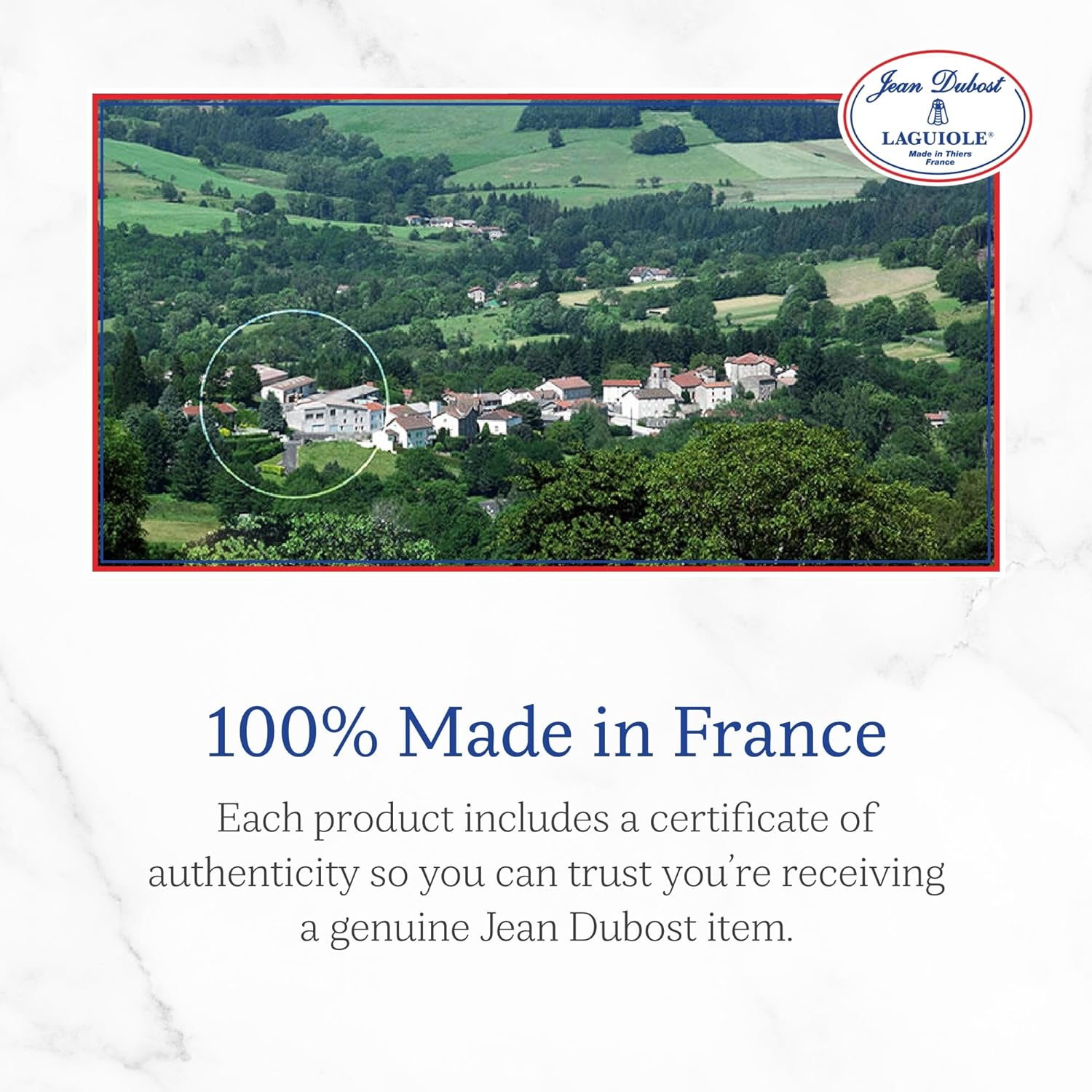 Jean Dubost Laguiole 97455 Box of 4 Breakfast Knives ABS Assorted Colours image number 3