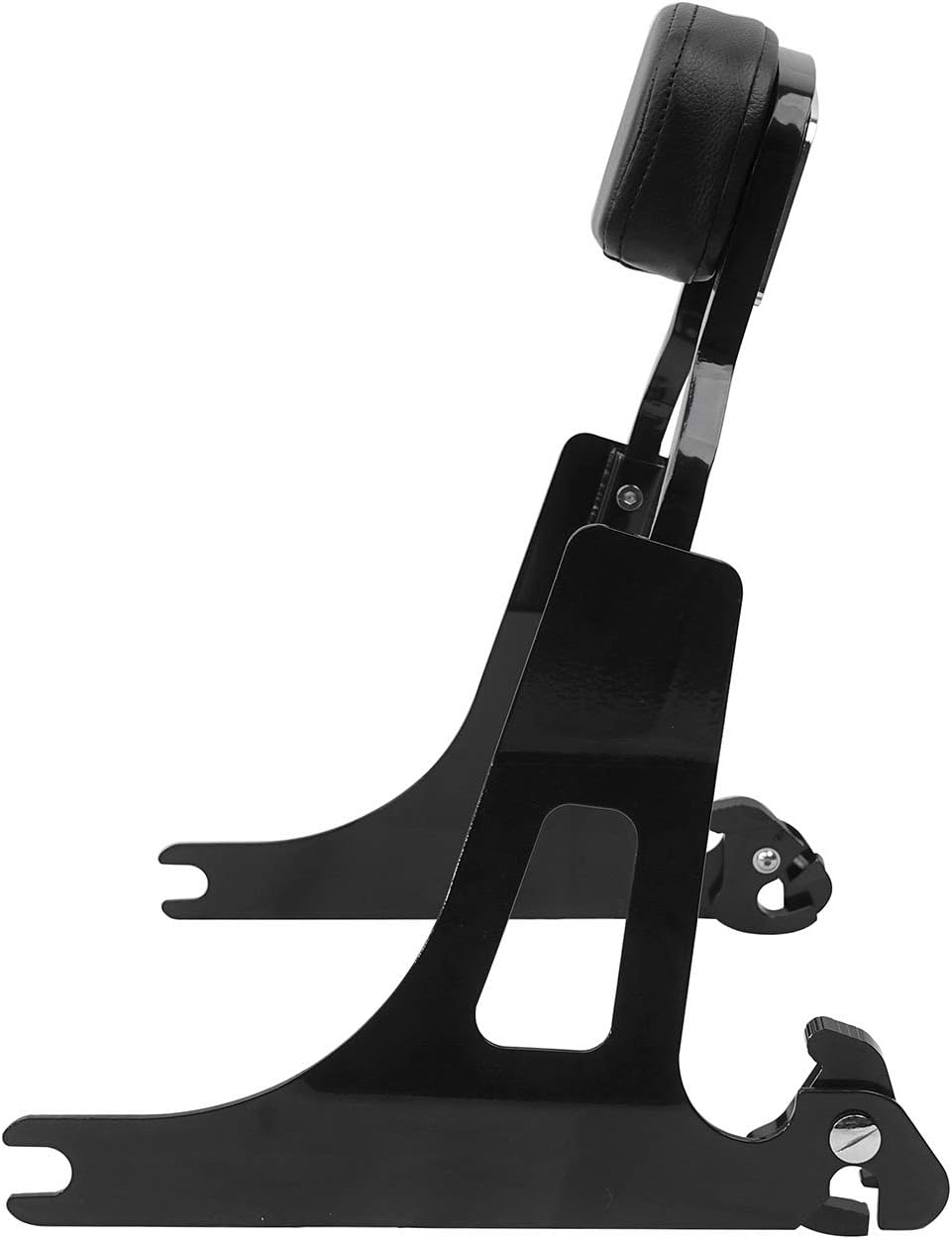 Detachable Backrest Sissy Bar for Harley 06-17 DYNA STREET BOB FXD FXDB FXDL FXDLS, CHOPPED STYLE, Gloss Black Finished