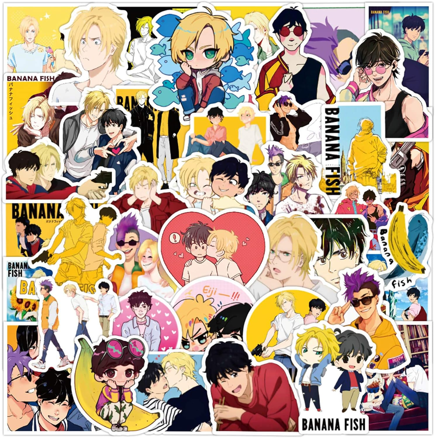 One Direction Stickers Singer Styles Stickers for Laptop 50PCS Waterproof Vinyl Stickers Decals for Water Bottles, Skateboard, Luggage, Bike, Snowboard, Hydro Flasks Decal Graffiti Patches