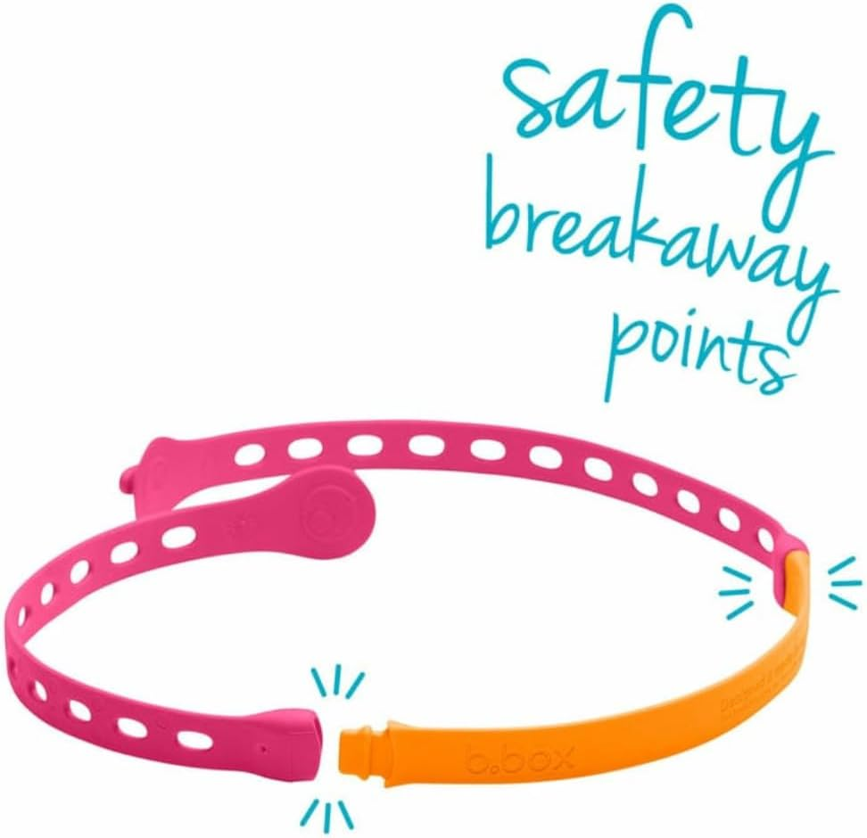 B.Box Connect-A-Cup, Strawberry Shake Sippy Cup Holder, Pink, 1 Pound Capacity image number 1