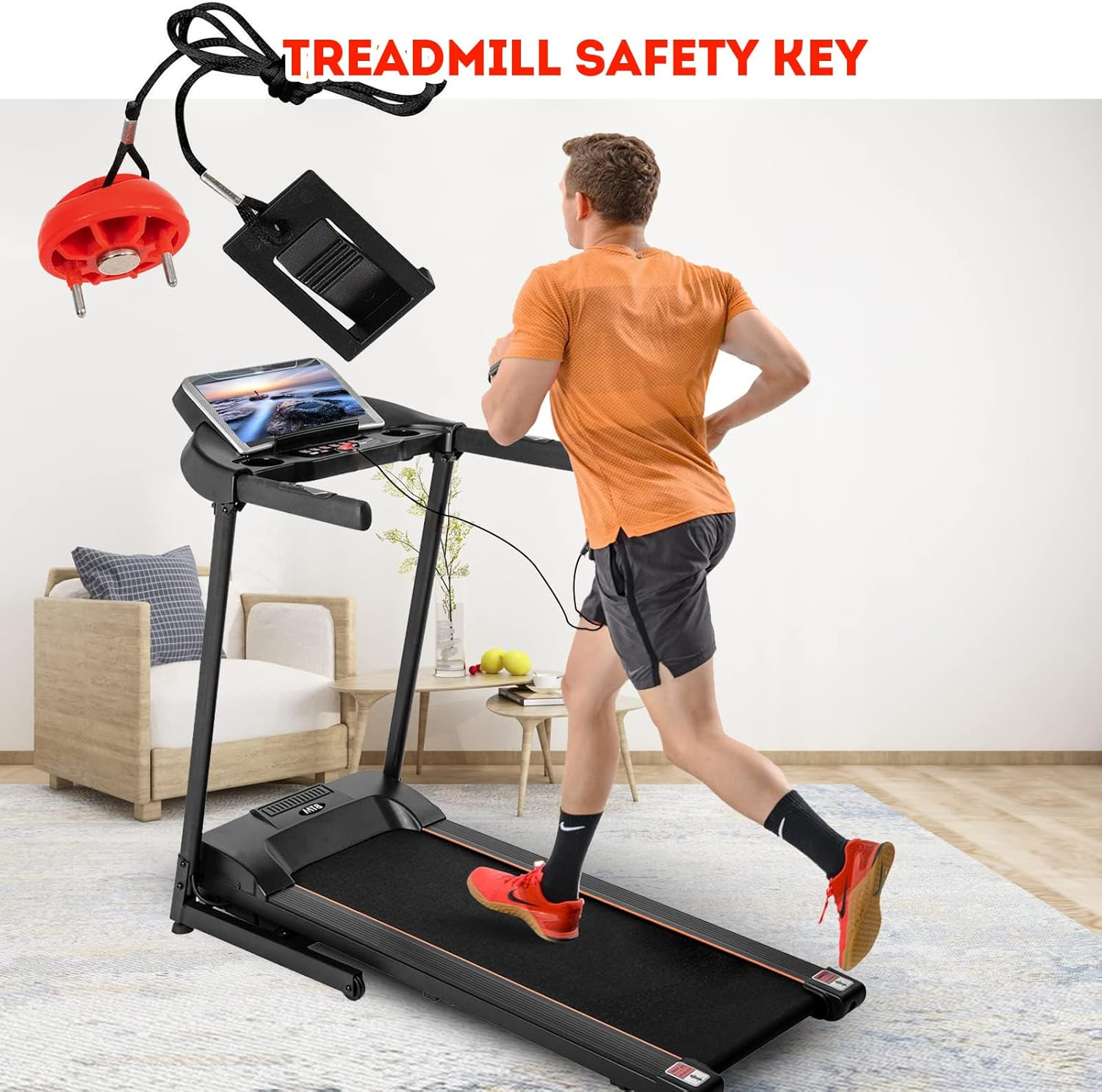 Treadmills Safety Key, Treadmill Universal Magnet Key Replacement Safety Key - 2Pcs, for Nordictrack, Proform, Image, Weslo, Reebok, Epic, Golds Gym, Healthrider Treadmills image number 5