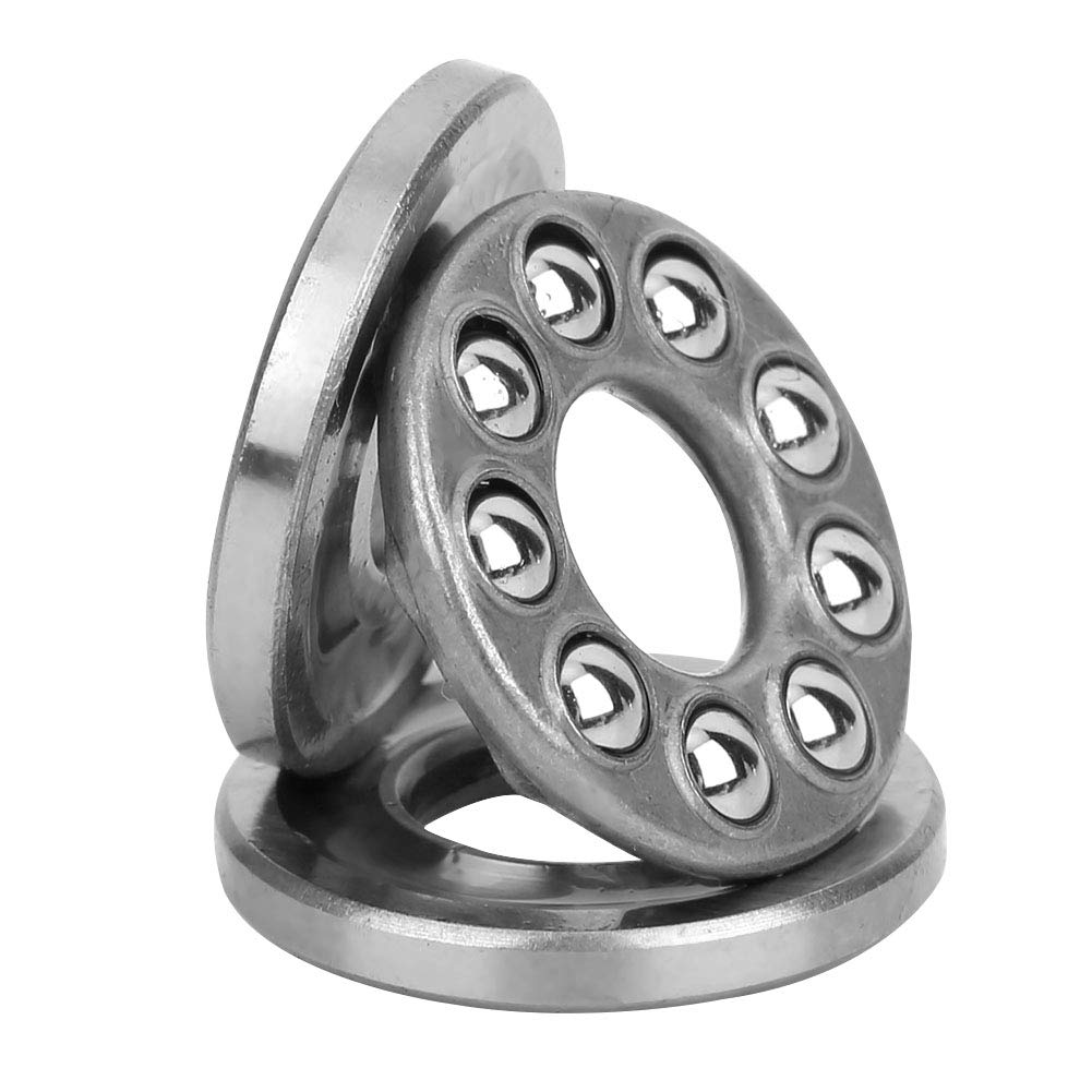 Jectse 5Pcs 51200 Bearing,Plane Axial Ball Thrust Bearing Set,Single Column,Precise Practical Industrial Hardware Accessory,Inner Diameter 10Mm Outer Diameter 26Mm image number 4