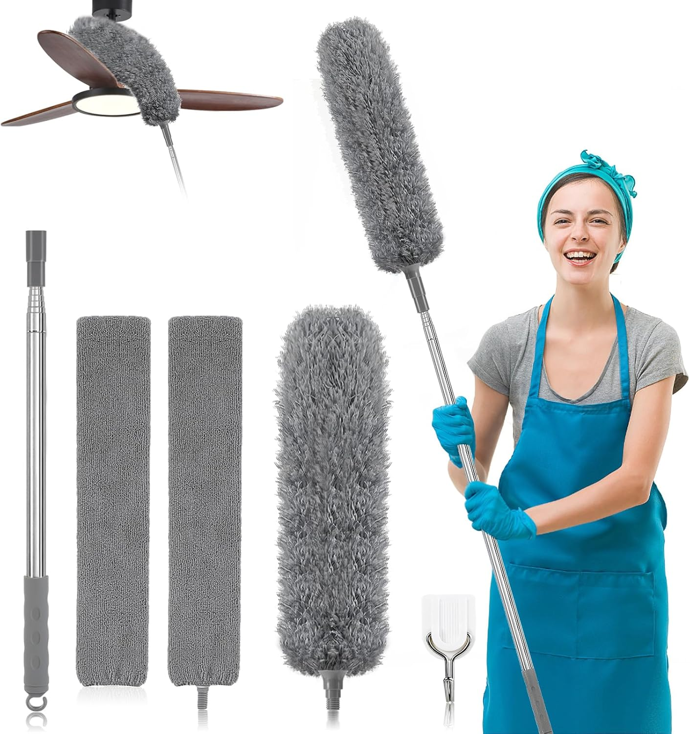 Zikenis Washable Telescopic Duster image number 2