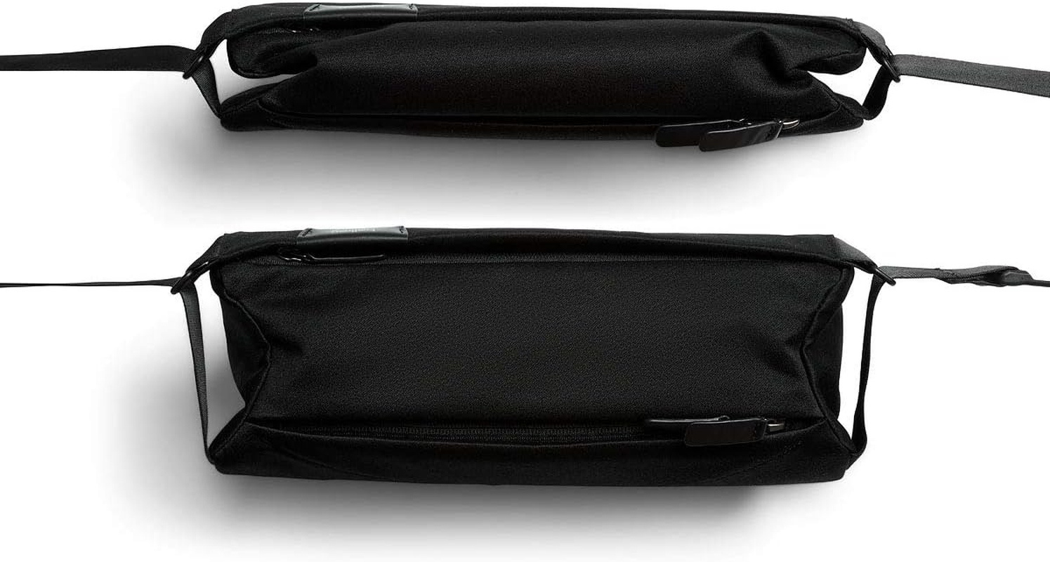 Bellroy Sling Bag (Unisex Compact Crossbody Bag, Multiple Compartments, Water-Resistant Materials, Holds Phone, Camera & Water Bottle) - Melbourne Black - Bronze image number 4