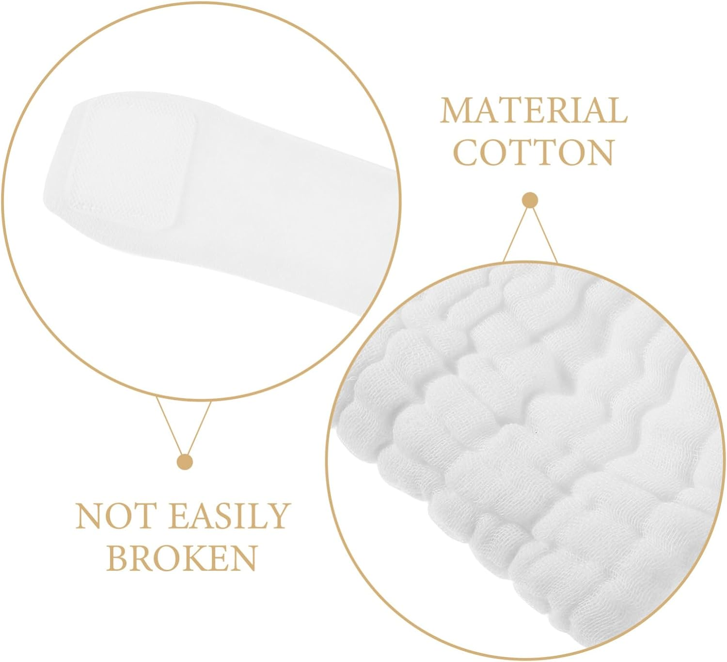 3Pcs Newborn Cotton Diapers Organic Diaper Pants Washable Cloth for Boys Girls Nappy image number 5