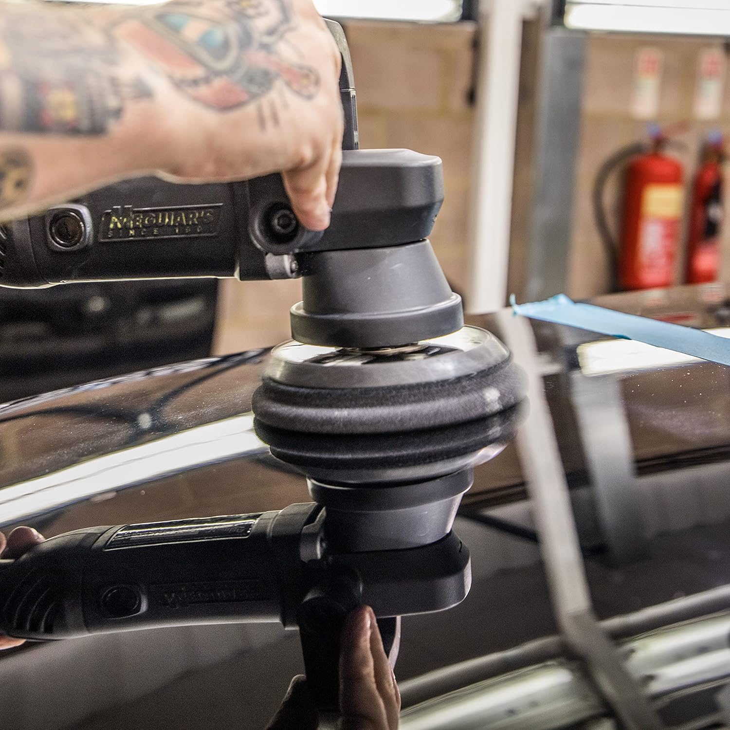 Meguiar'S Soft Buff DA Foam Finishing Disc - Professional Grade Finishing Pad for Car Care Detailing - with Improved Foam Technology - Gives a Swirl Free High Gloss Finish - 6 in / 159Mm image number 5