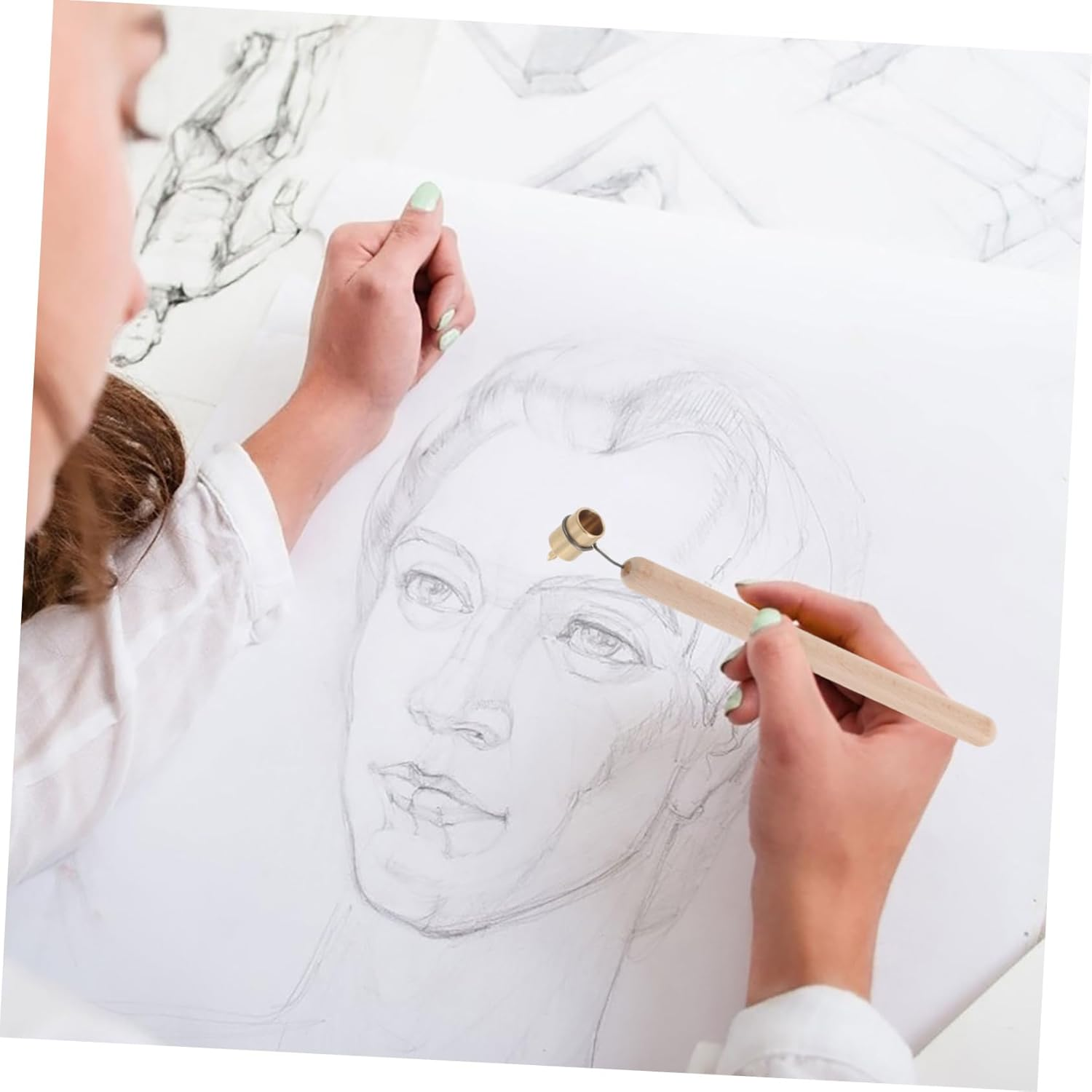 Detailing Paint Pen Fluid Tool for Precise Rock Painting Artistic and Scratch Filling Fine Tip for Consistent Application and Creative Projects image number 3