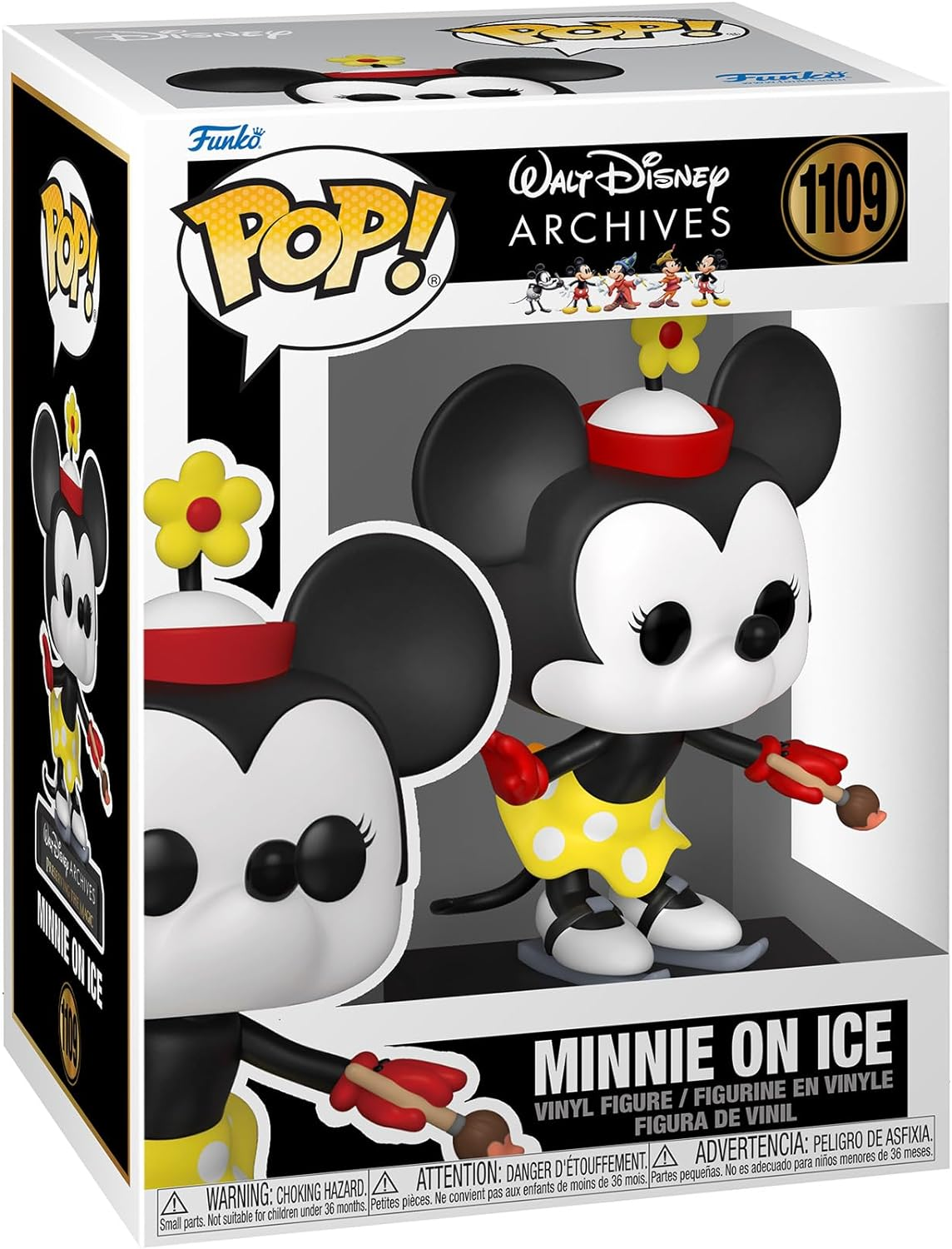 Funko Pop! Mickey Mouse - Minnie on Ice 1935 Vinyl Figure, 10 Cm Height image number 4