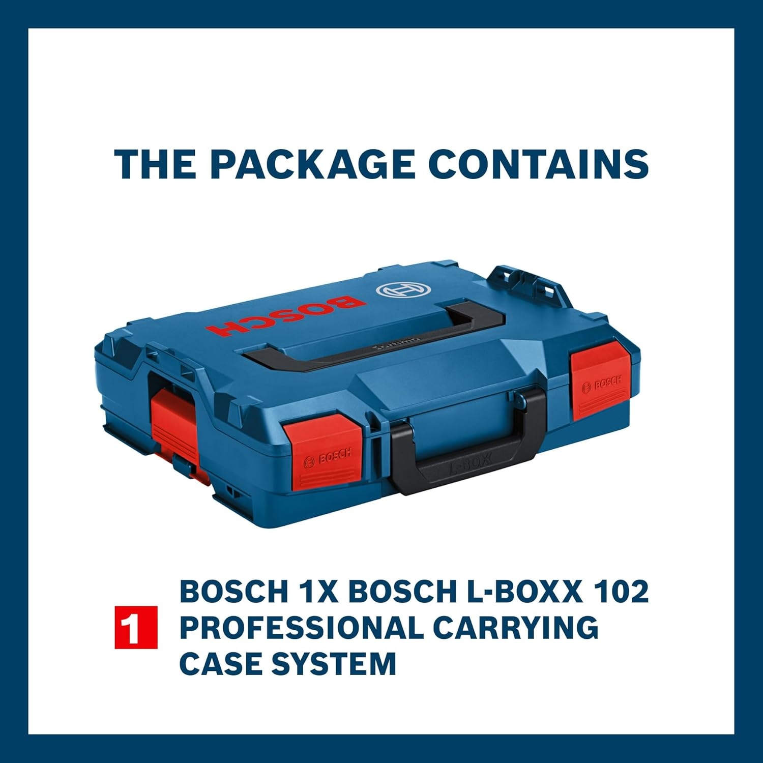 Bosch Professional L-BOXX Carrying Case System (Load-Bearing Capacity up to 100 Kg, Lifting Capacity up to 25 Kg and a Tensile Strength of 50 Kg, Material: ABS Plastic, PA6 Plastic) image number 5