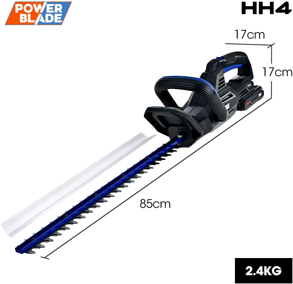 Powerblade HH4 20V Cordless Electric Hedge Trimmer Kit, with Lithium Battery and Fast Charger image number 3