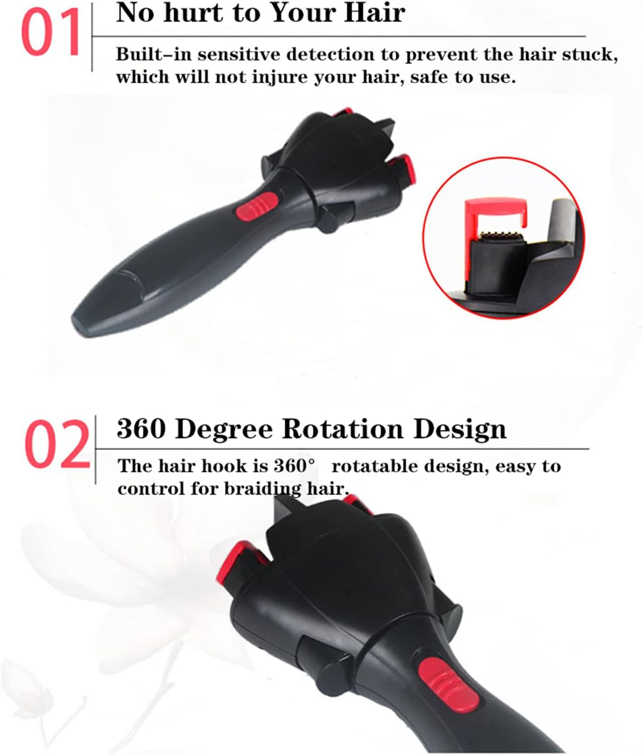 Electronic Qui Twist Hair Braiding Tool Automatic Hair Braider Machine Braid Maker DIY Magic Hair S Ling Tools image number 4