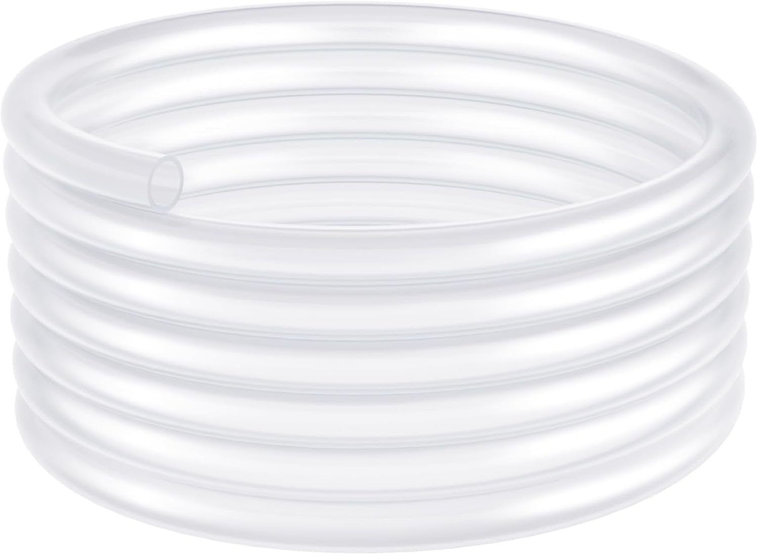 PVC Transparent Tube, 4Mm (0.15In) ID X 6Mm (0.23In) OD- 5M(16Ft) Length PVC Clear Hose, Flexible Vinyl Tubing, Food Grade Plastic Tube Pipe for Transfer Water Oil Air image number 6