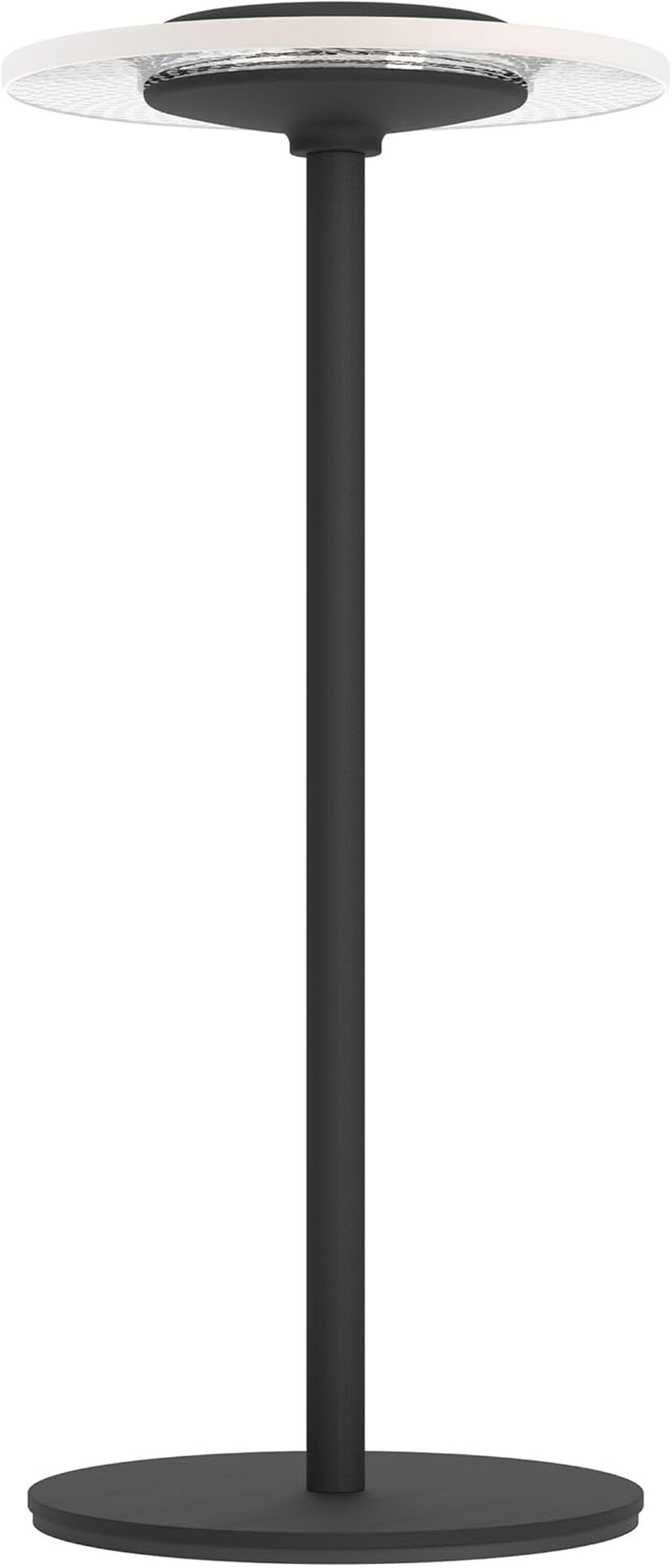 EGLO Trepella LED Battery Table Lamp, Wireless Table Lamp, Touch Dimmable with Colour Changing, Bedside Lamp Made of Metal in Black and Plastic in Transparent, RGB, Warm White