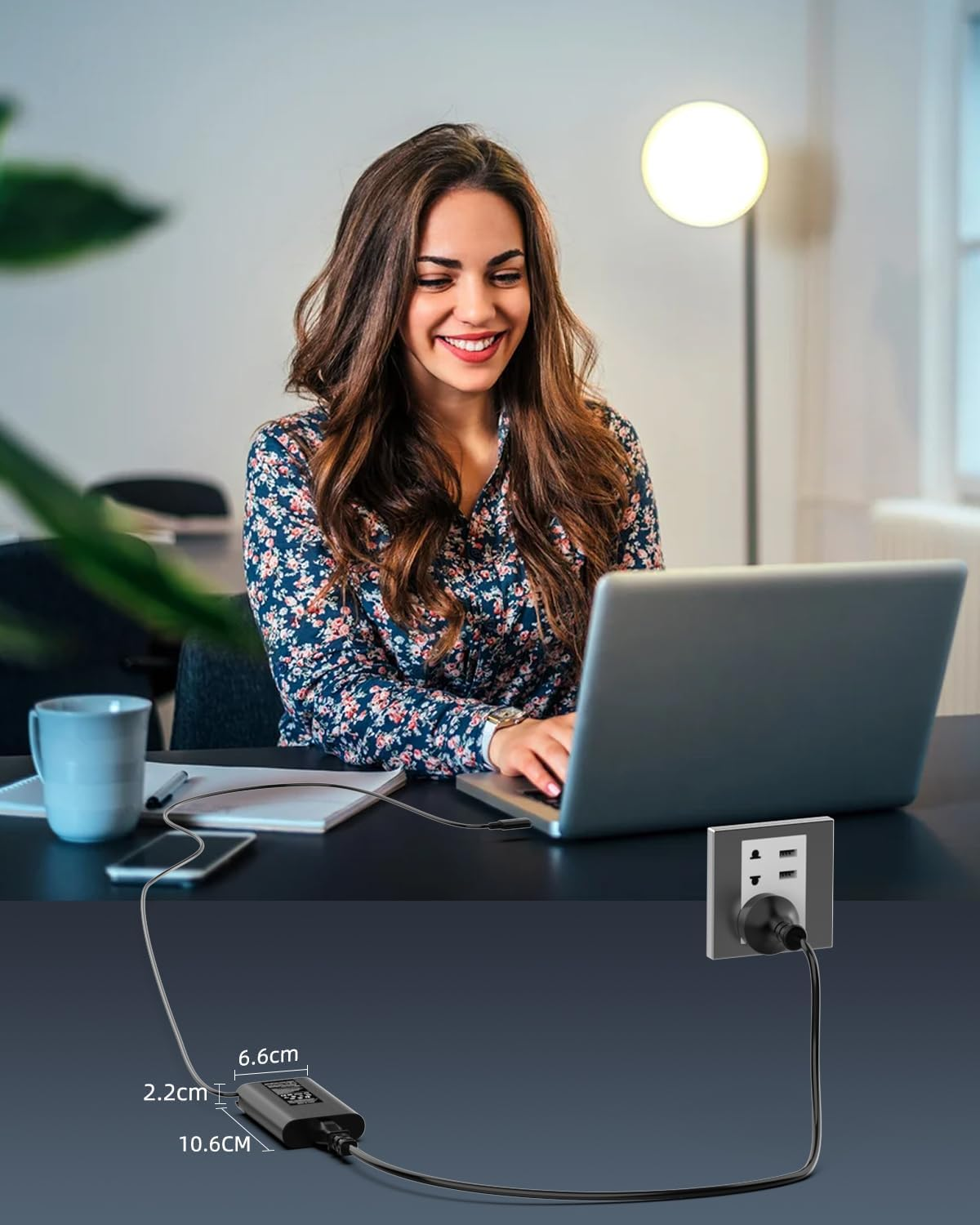 65W Dell USB C Laptop Charger for XPS 13 15 9345 9350 9360 9365 9370 9380 9560 DELL Latitude 5420 5290 5520 7420 7410 7370 7275 7280 7480 7490 Chromebook 3100 3400 5190 AC Adapter Power Cord