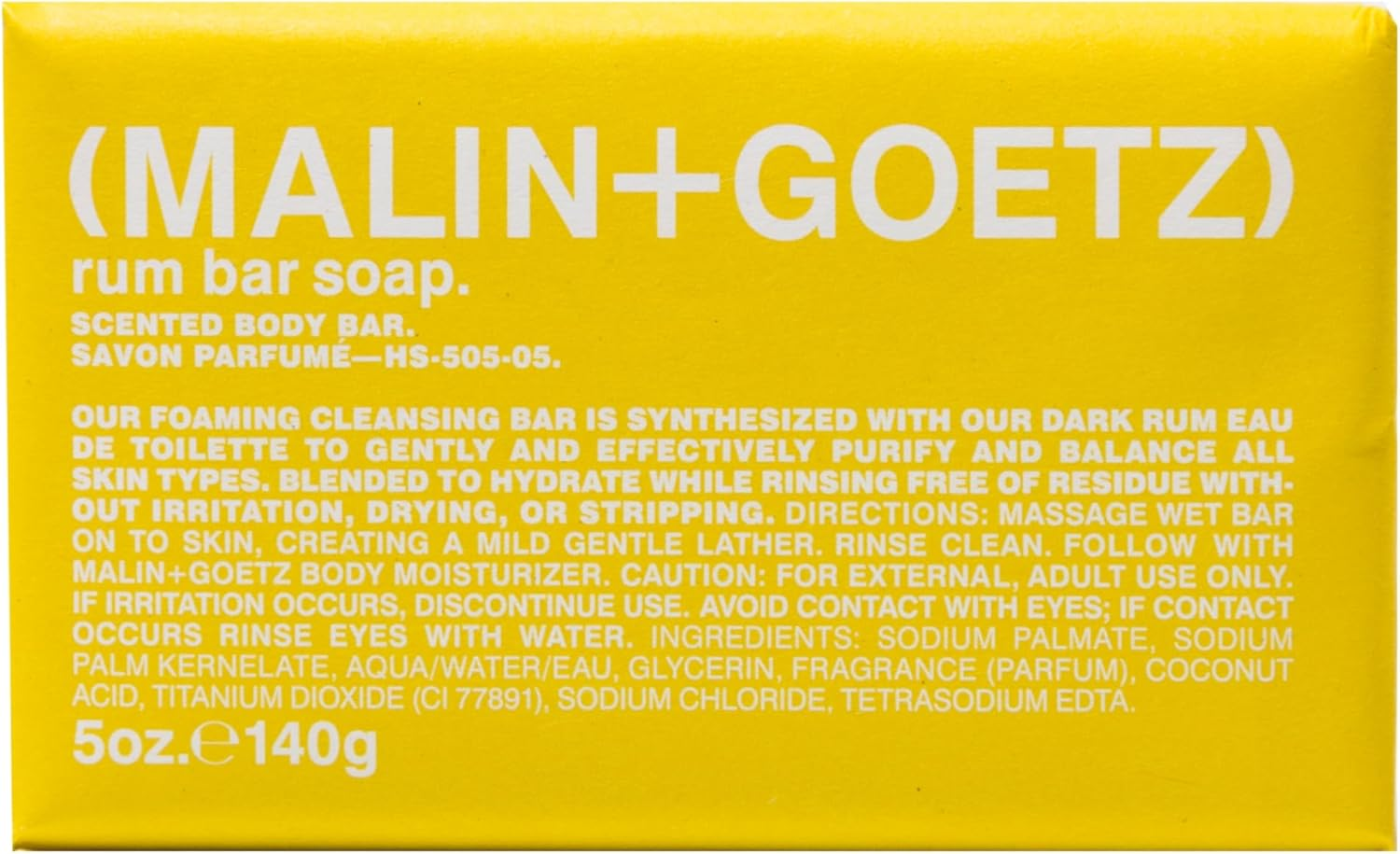 Malin + Goetz Bar Soaps, Rum, Lime, Peppermint, Purifies, Balances & Cleans Skin with Natural Ingredients for Men + Women. for All Skin Types. No Drying or Irritation. Cruelty-Free + Vegan 5 Oz image number 1