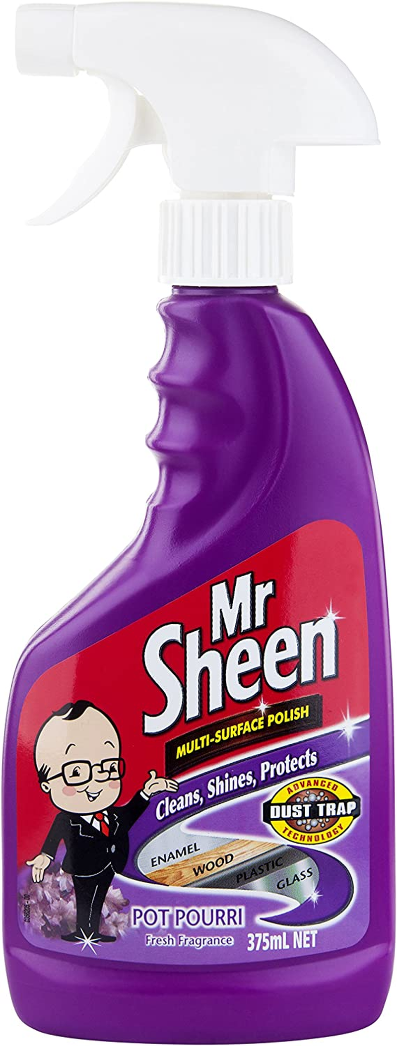 Mr Sheen Surface Cleaner Polish Trigger Spray, 375Ml