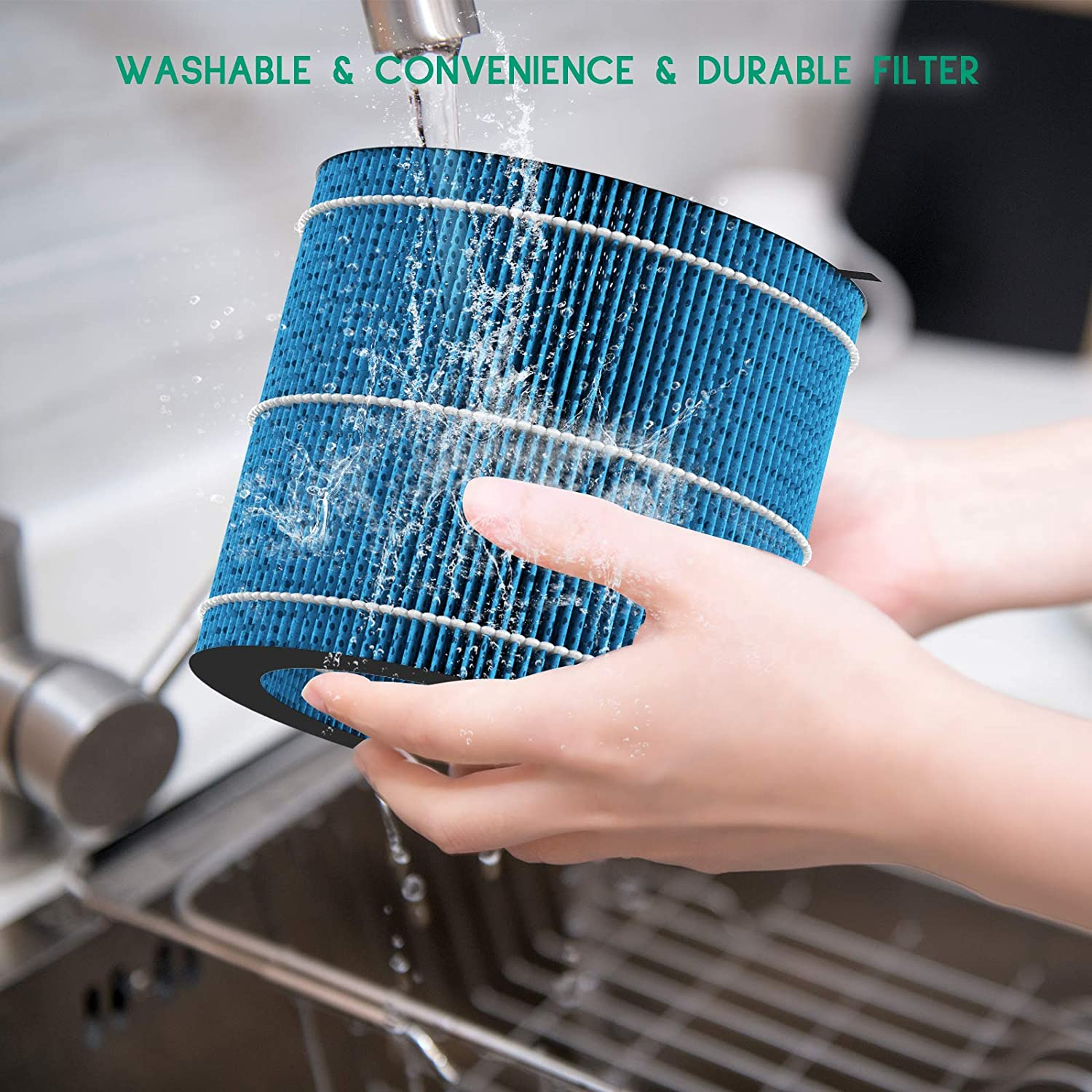 Afloia Humidifier Wicking Filter, Wet Curtain,For MIROPRO KIOR PRO, Match ASIN: B09NDG6NVR,B09NDFSZLC Replacement Filer image number 1